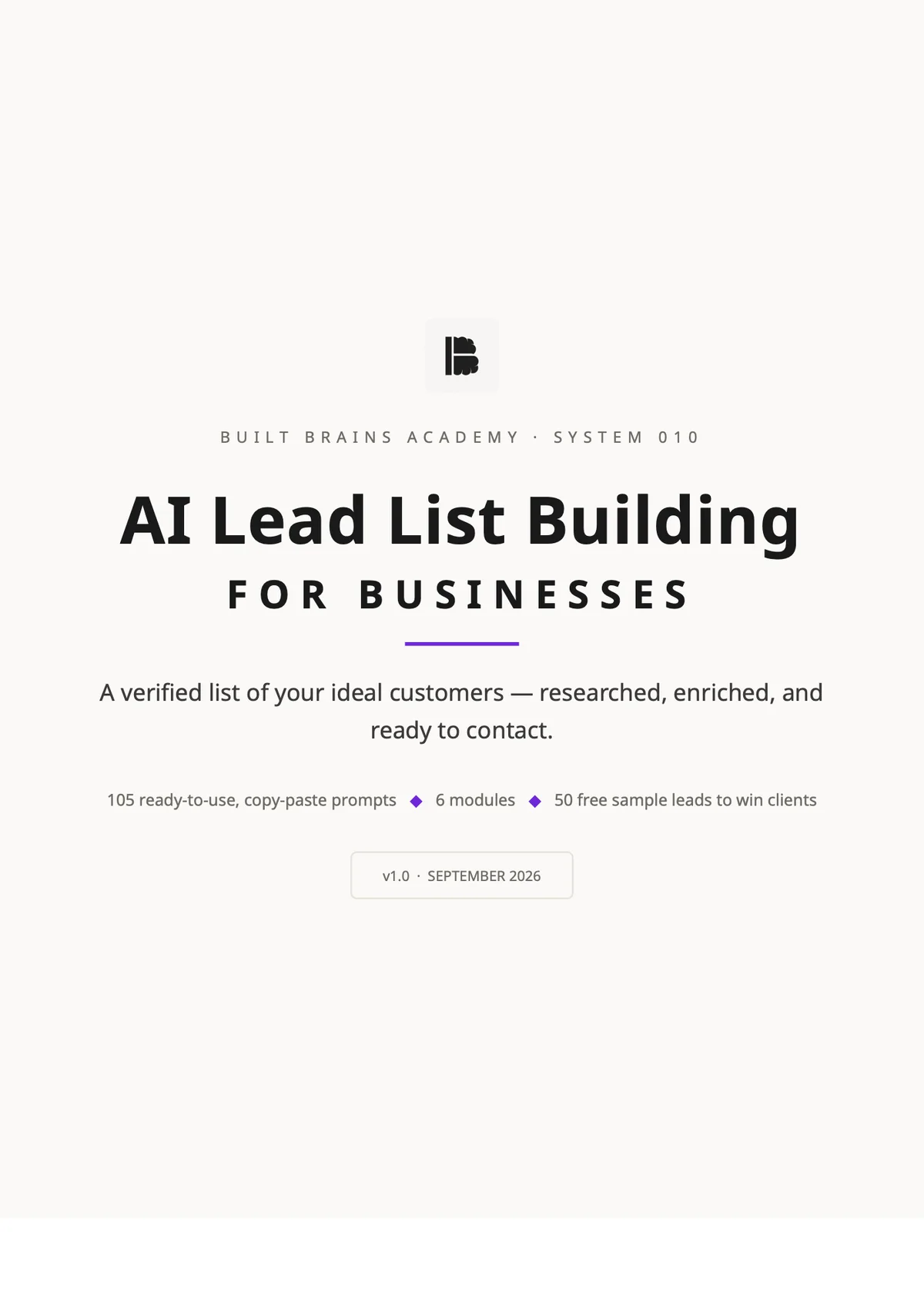 AI Lead List Building for Businesses