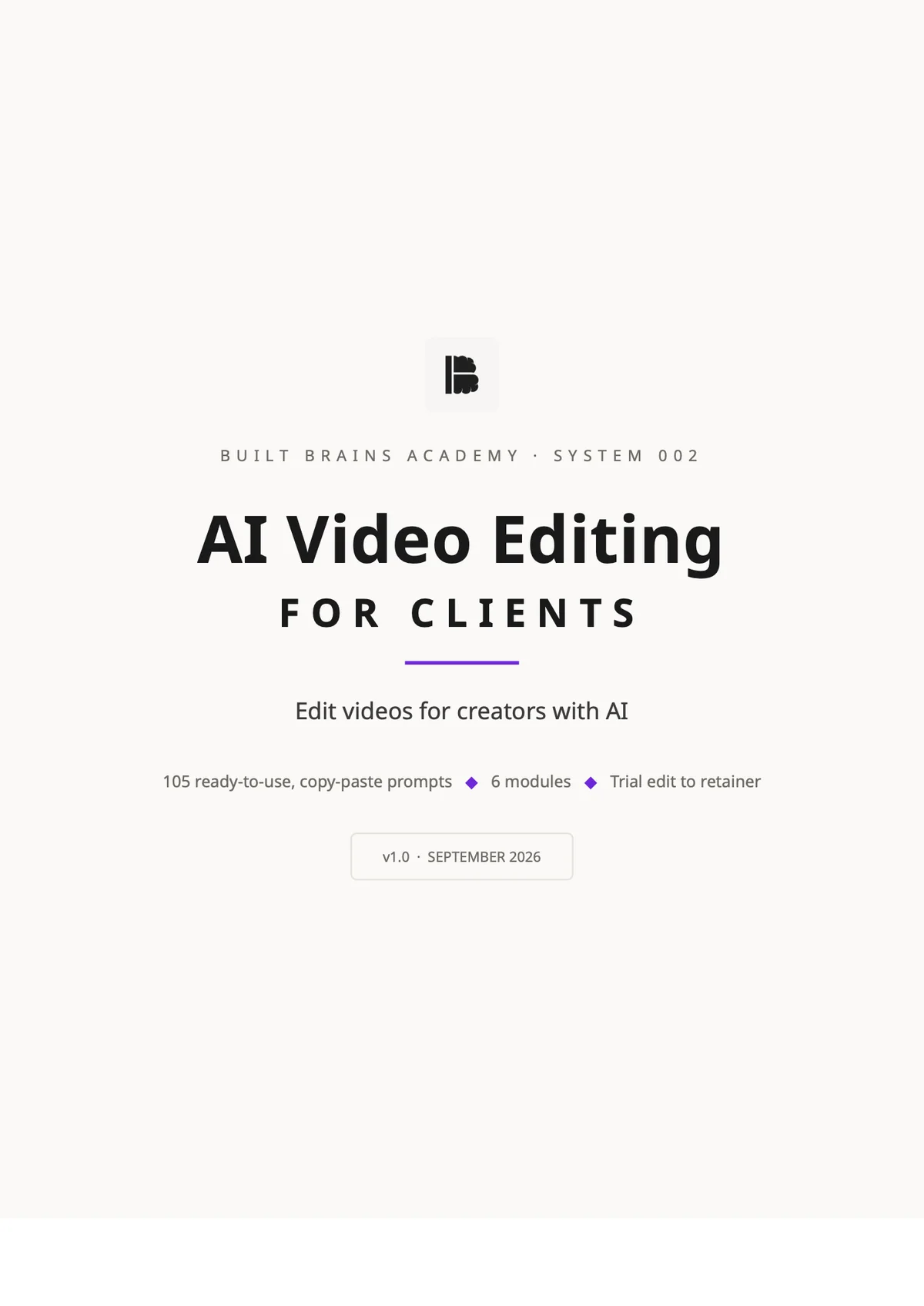 AI Video Editing for Clients