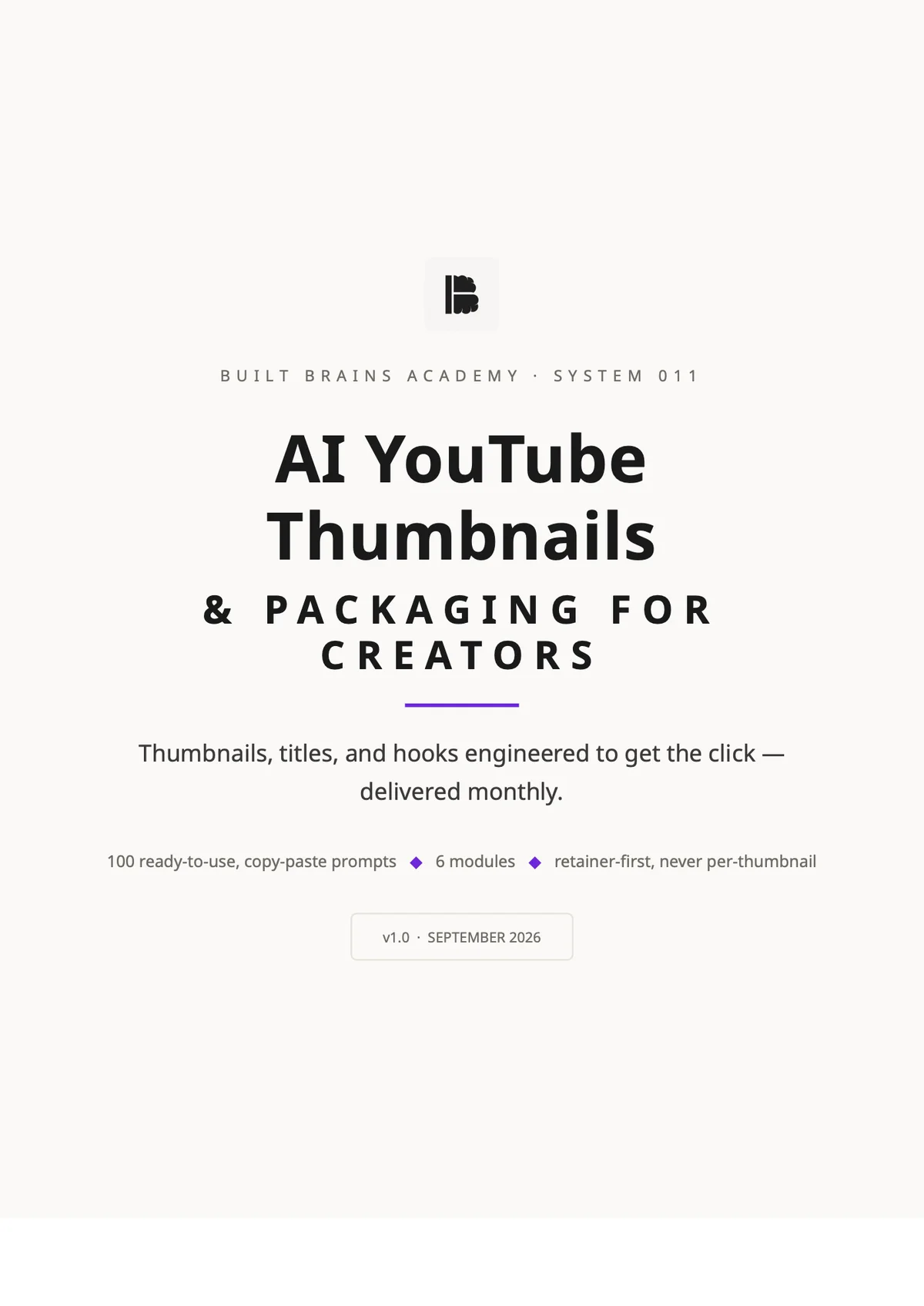 AI YouTube Thumbnails & Packaging