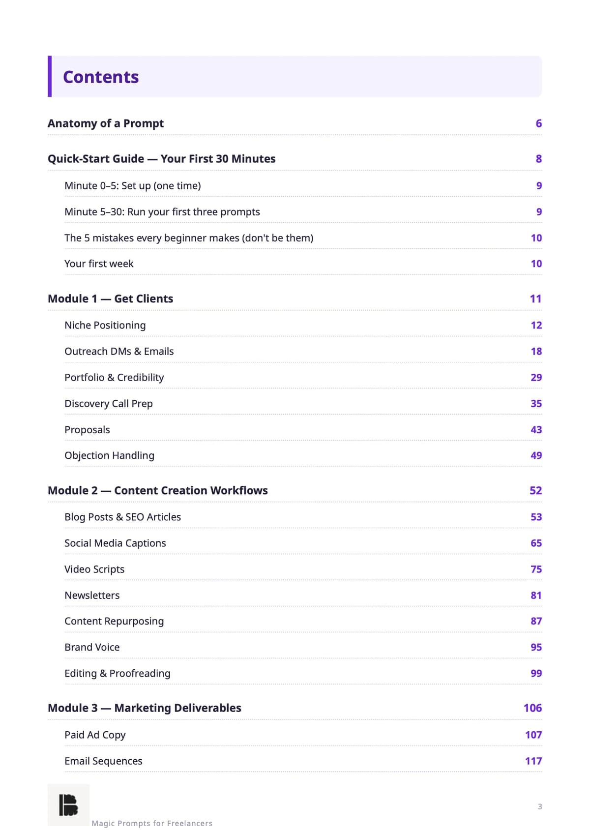 Contents