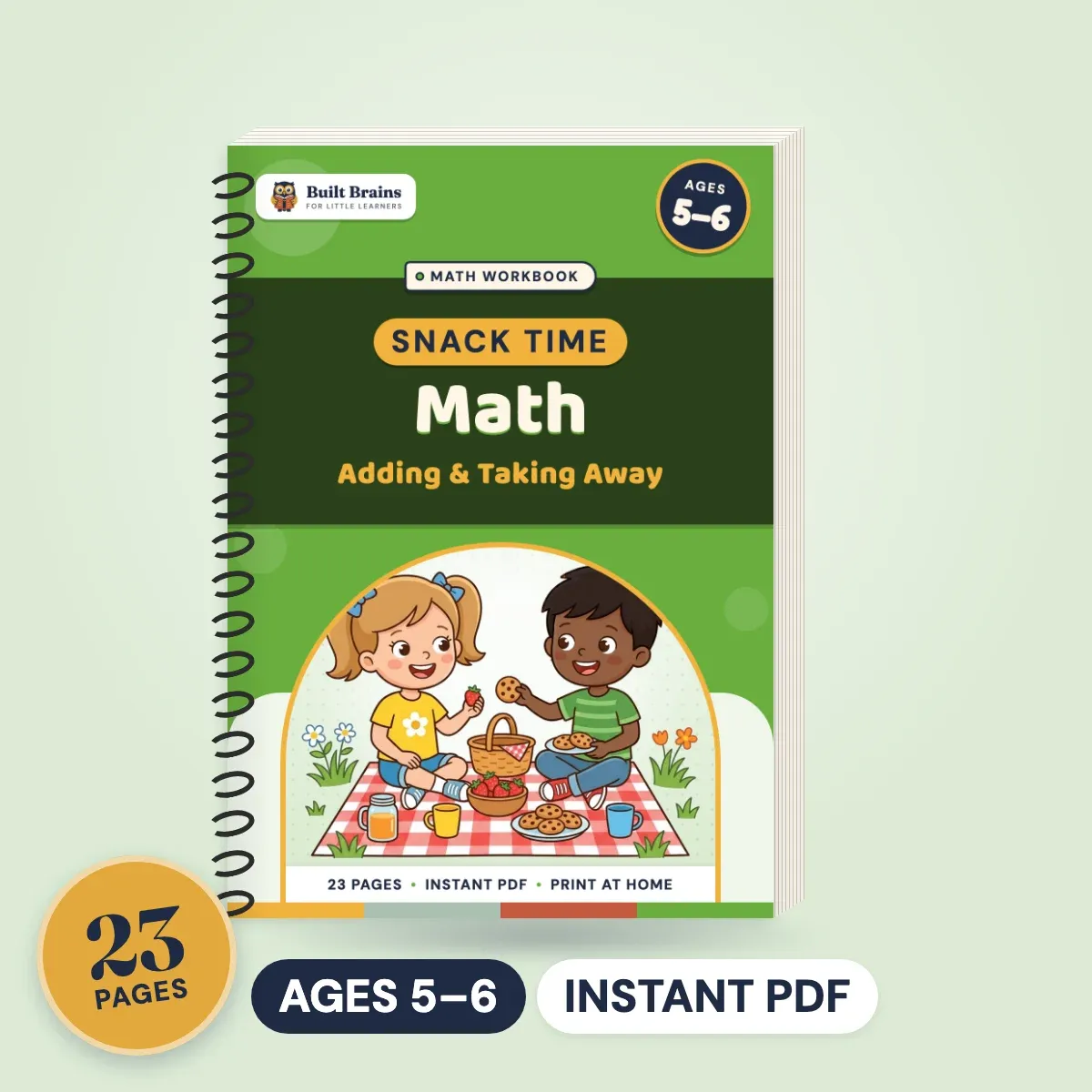 Snack Time Math: Adding & Taking Away