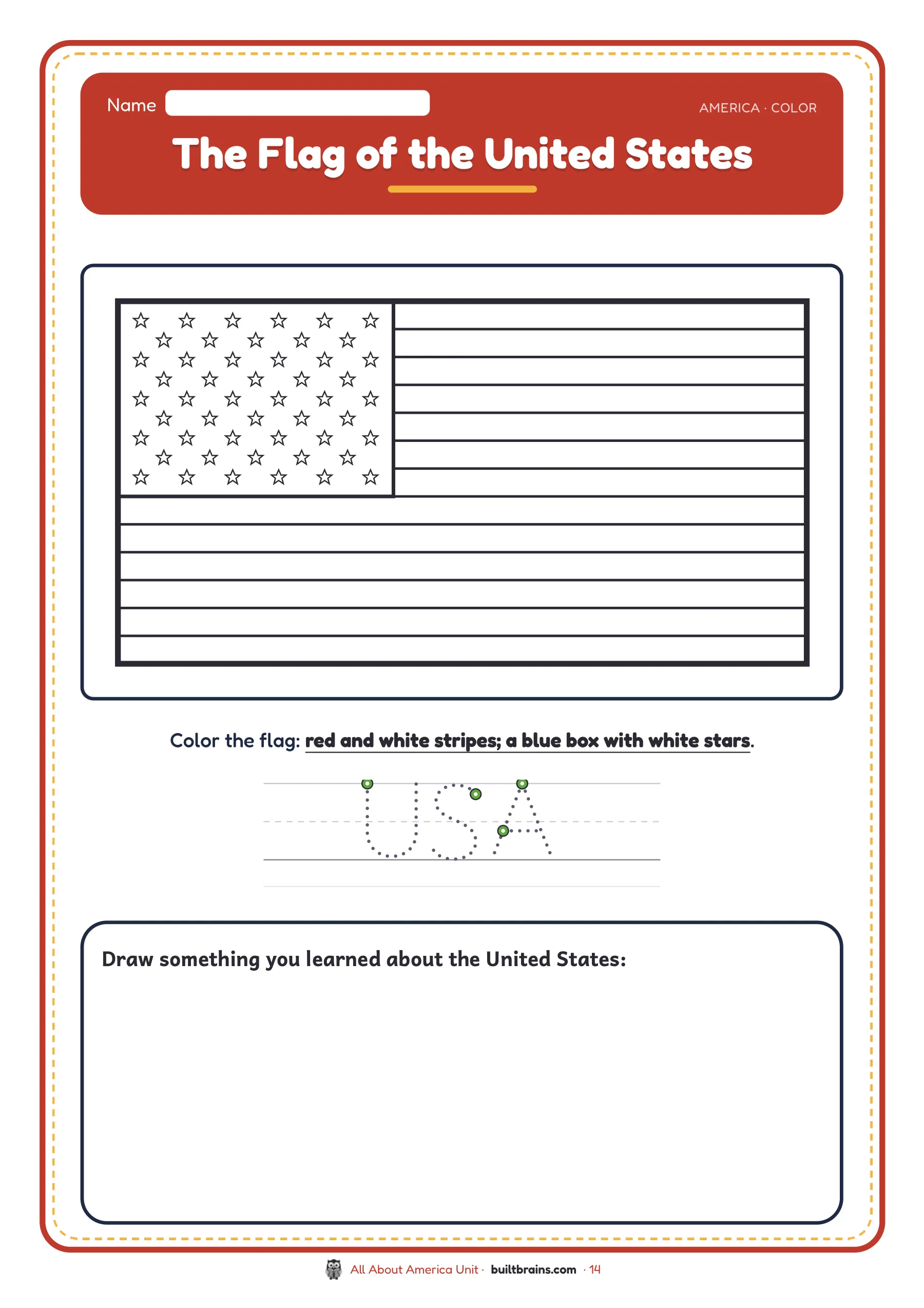 All About America Unit — page preview 8