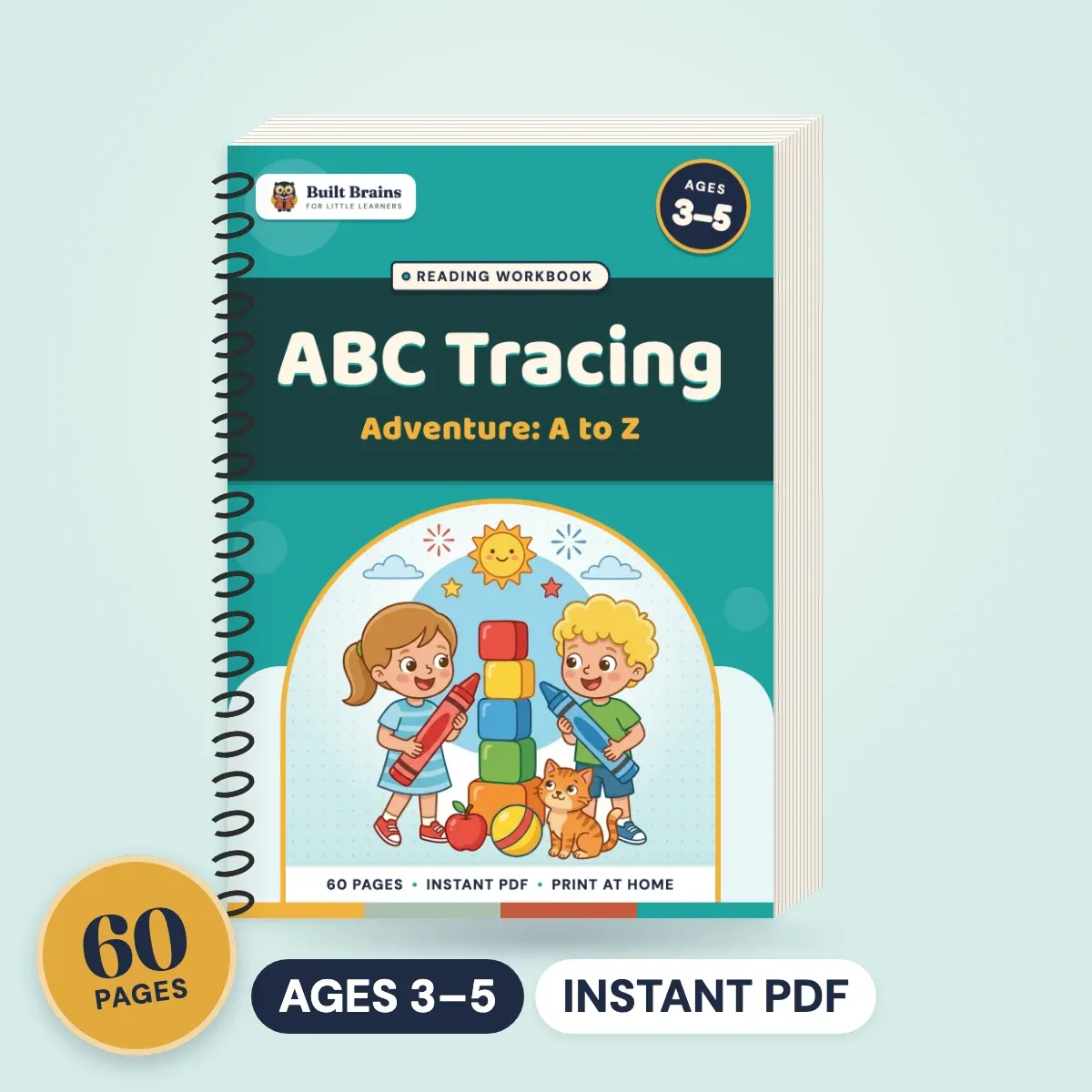 ABC Tracing Adventure: A to Z