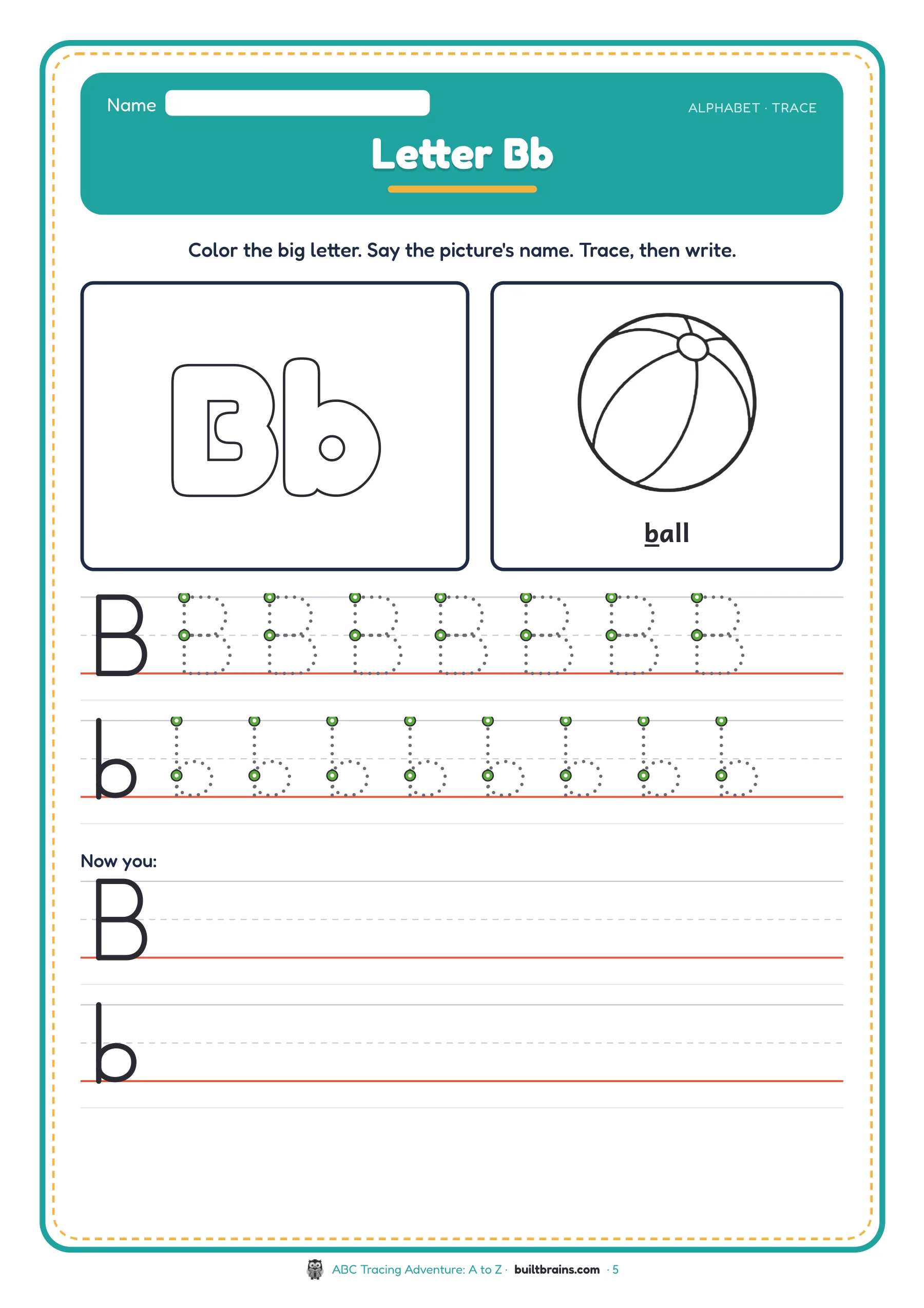 ABC Tracing Adventure: A to Z — page preview 3