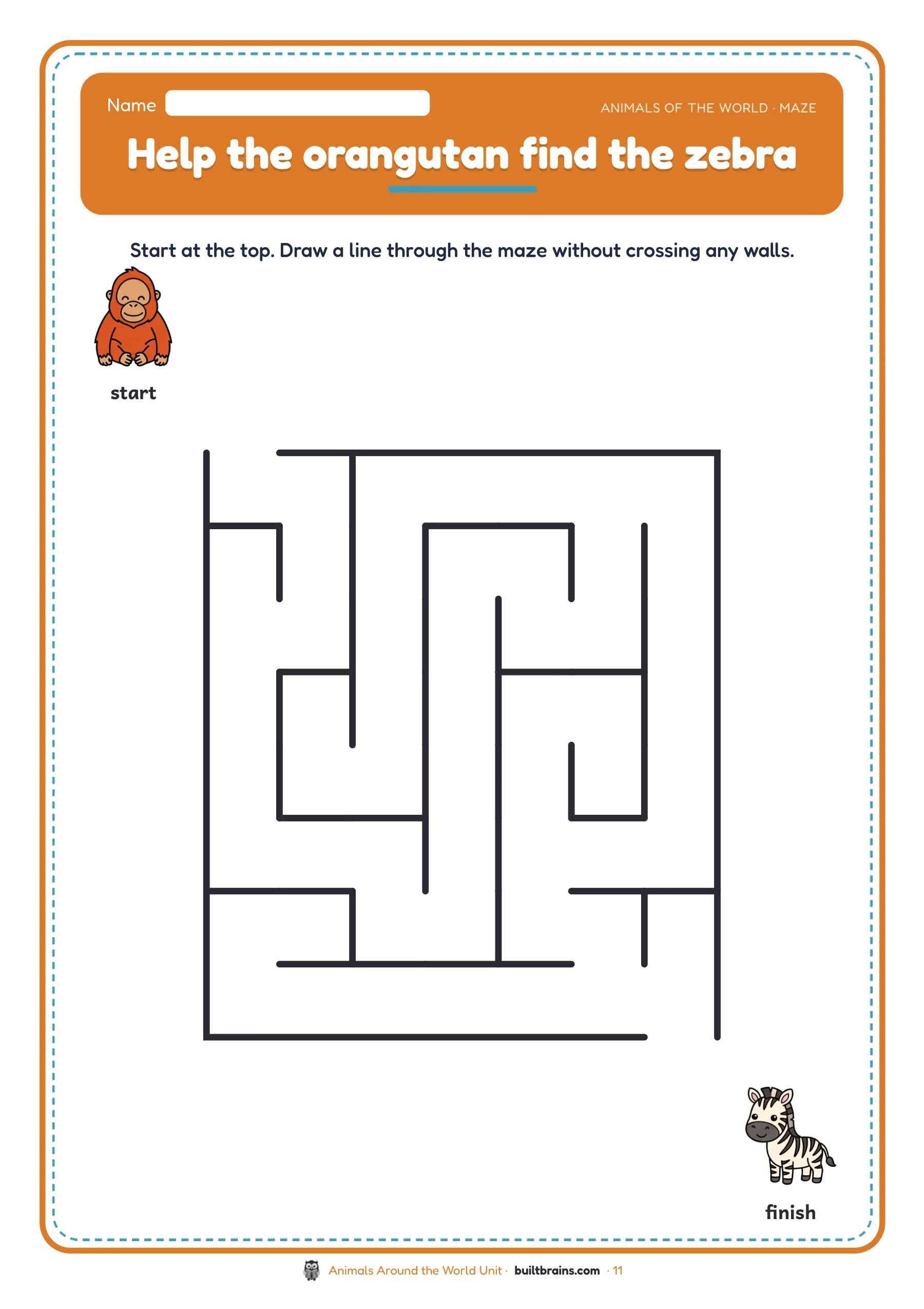 Animals Around the World Unit — page preview 5