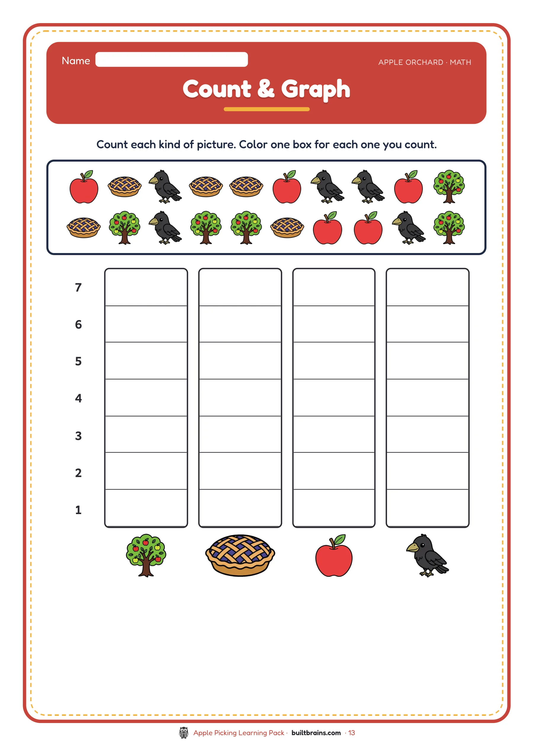 Apple Picking Learning Pack — page preview 6