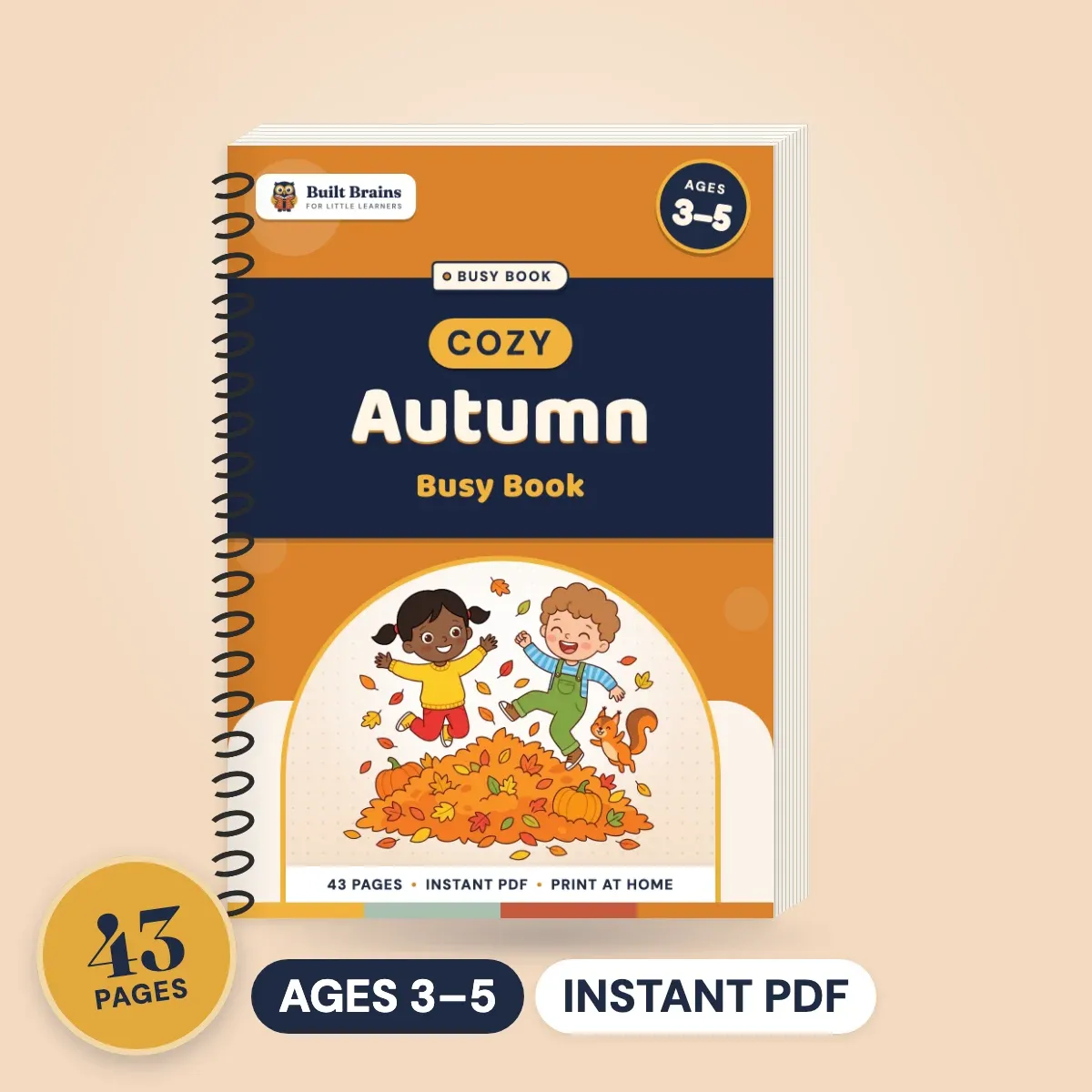 Cozy Autumn Busy Book