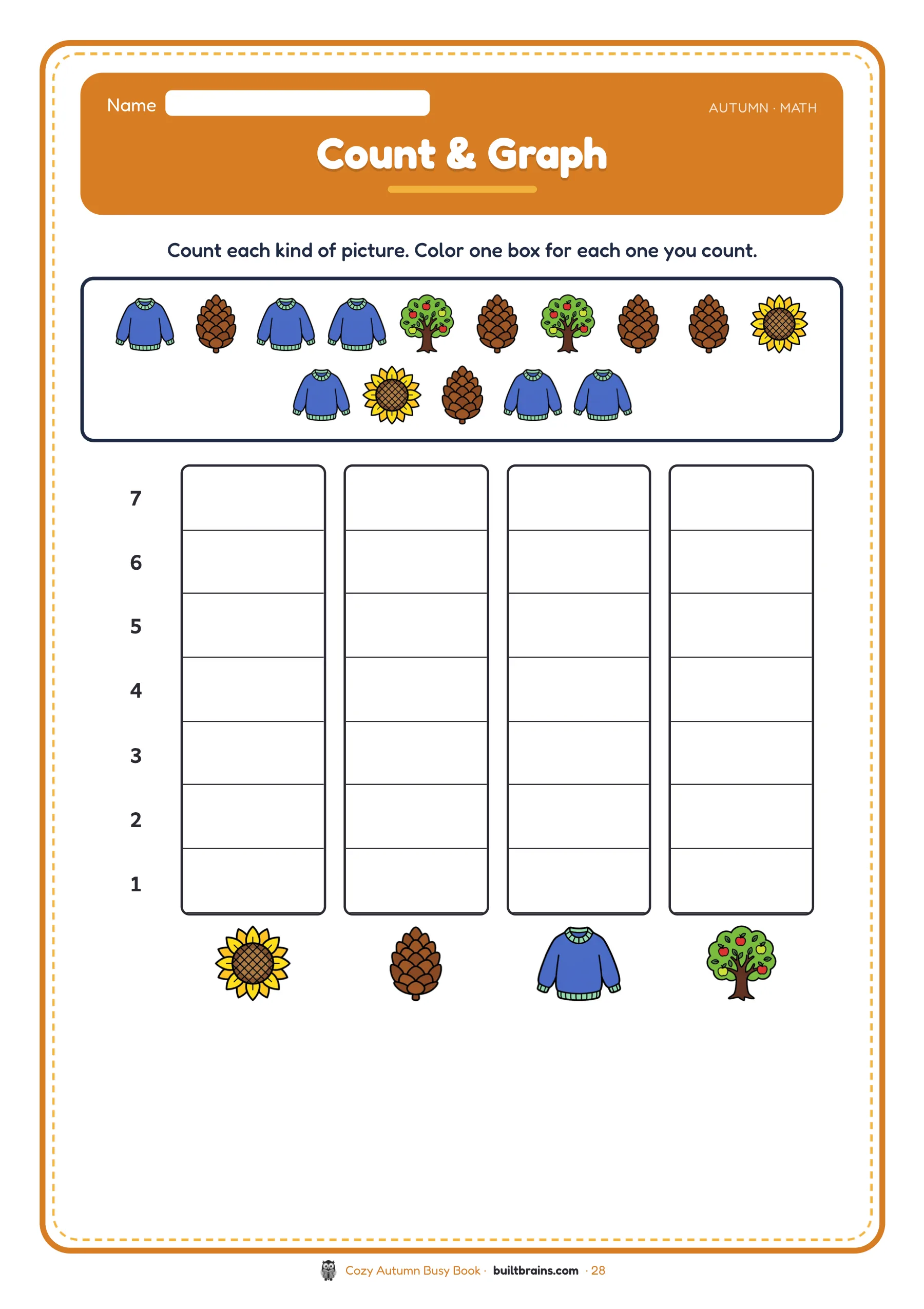 Cozy Autumn Busy Book — page preview 8