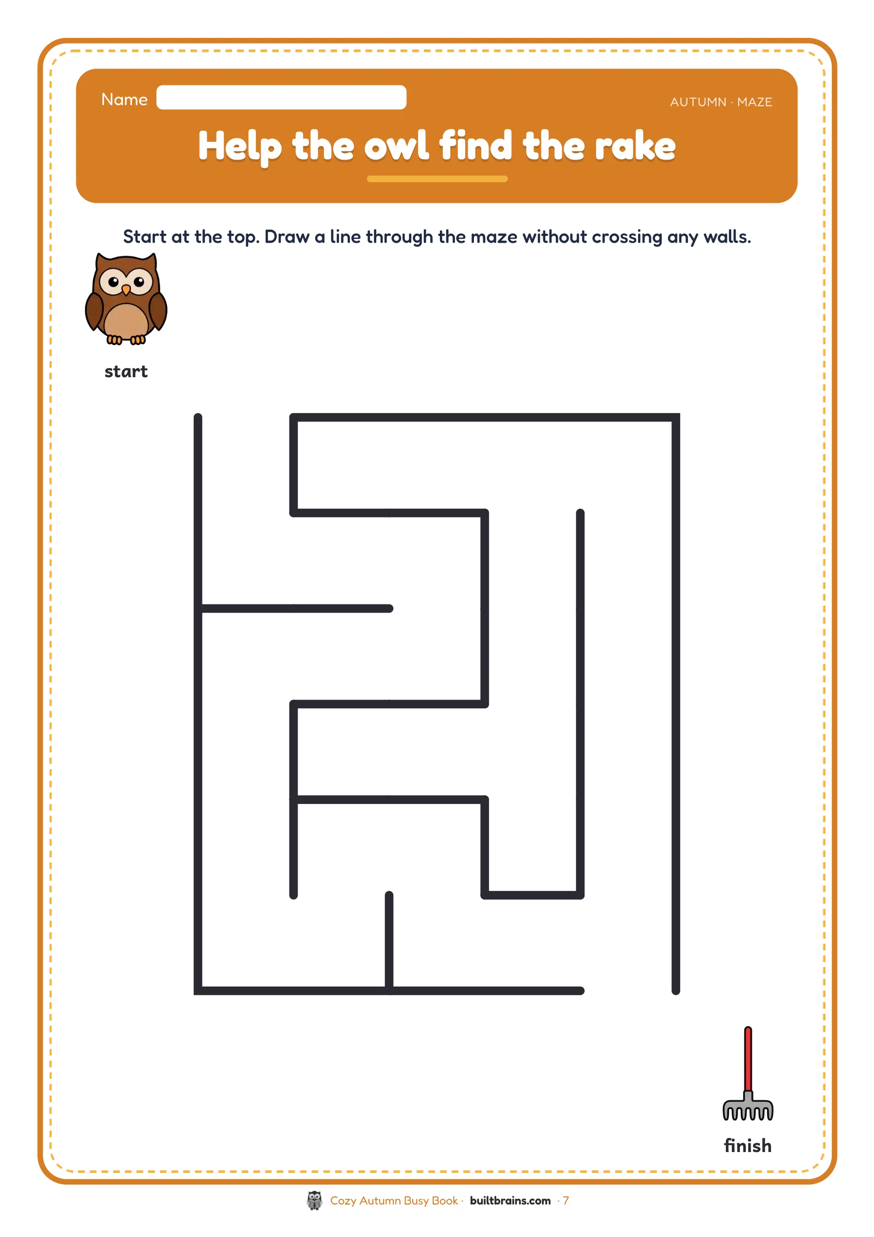 Cozy Autumn Busy Book — page preview 3