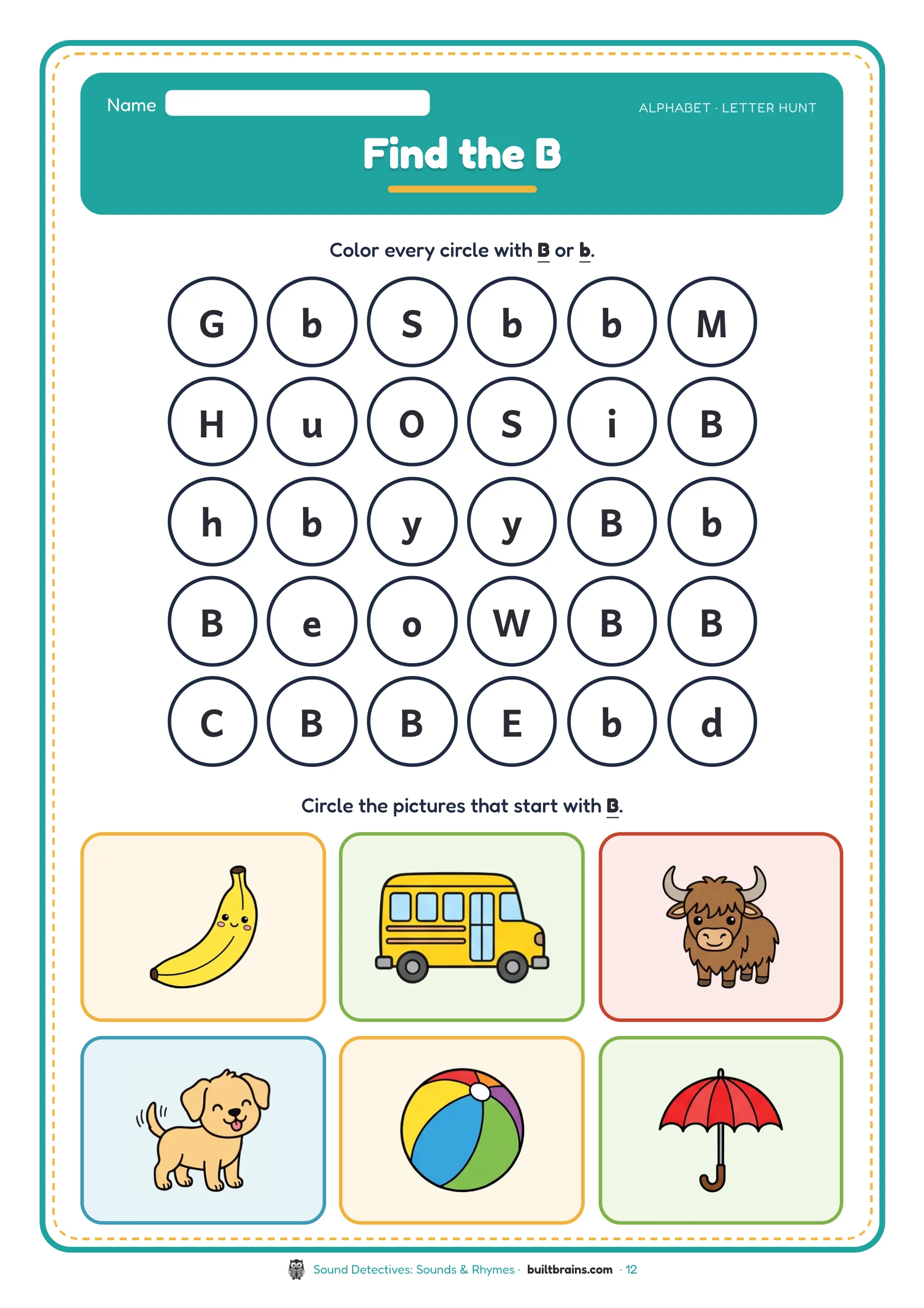 Sound Detectives: Sounds & Rhymes — page preview 7
