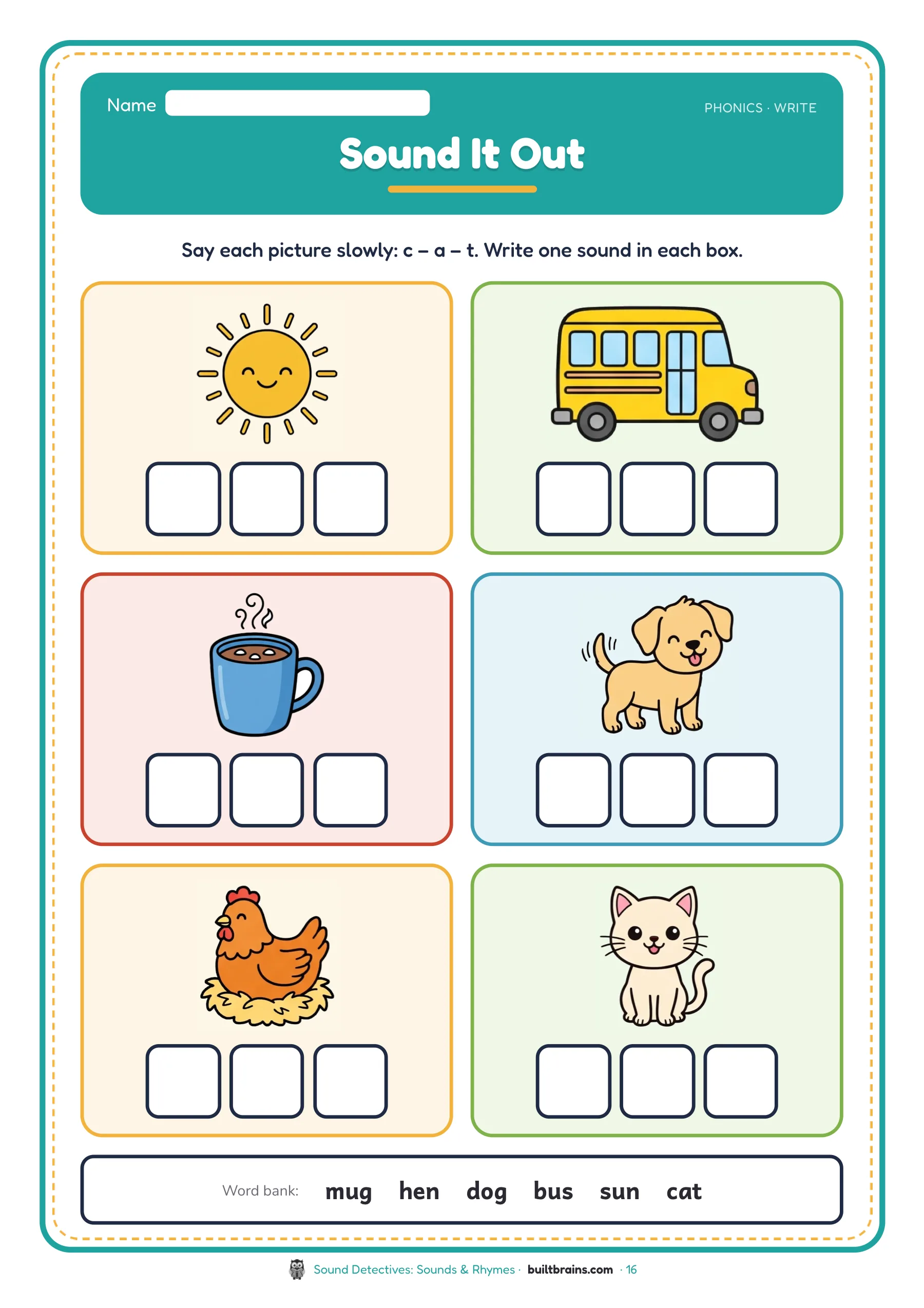 Sound Detectives: Sounds & Rhymes — page preview 8