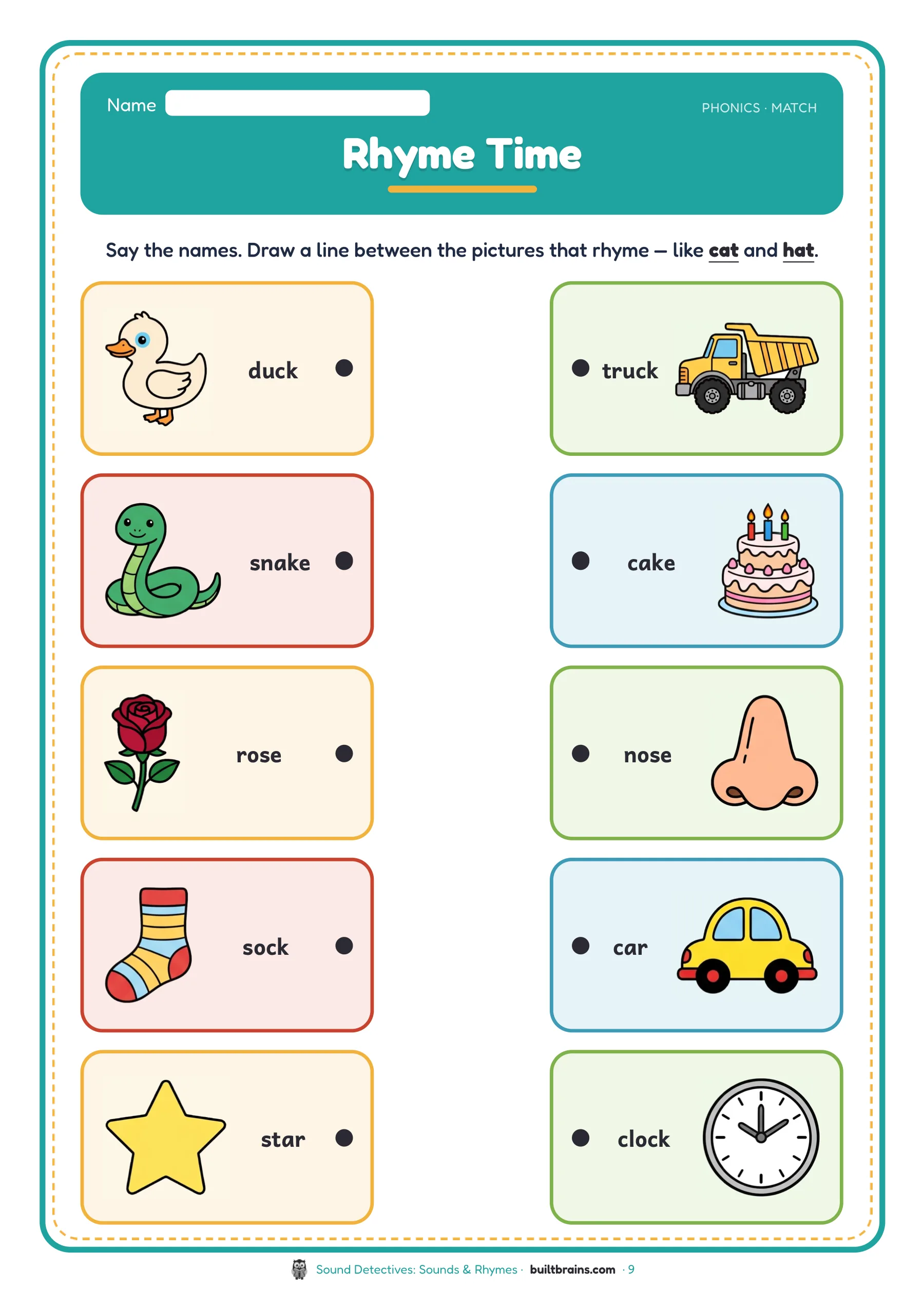 Sound Detectives: Sounds & Rhymes — page preview 6