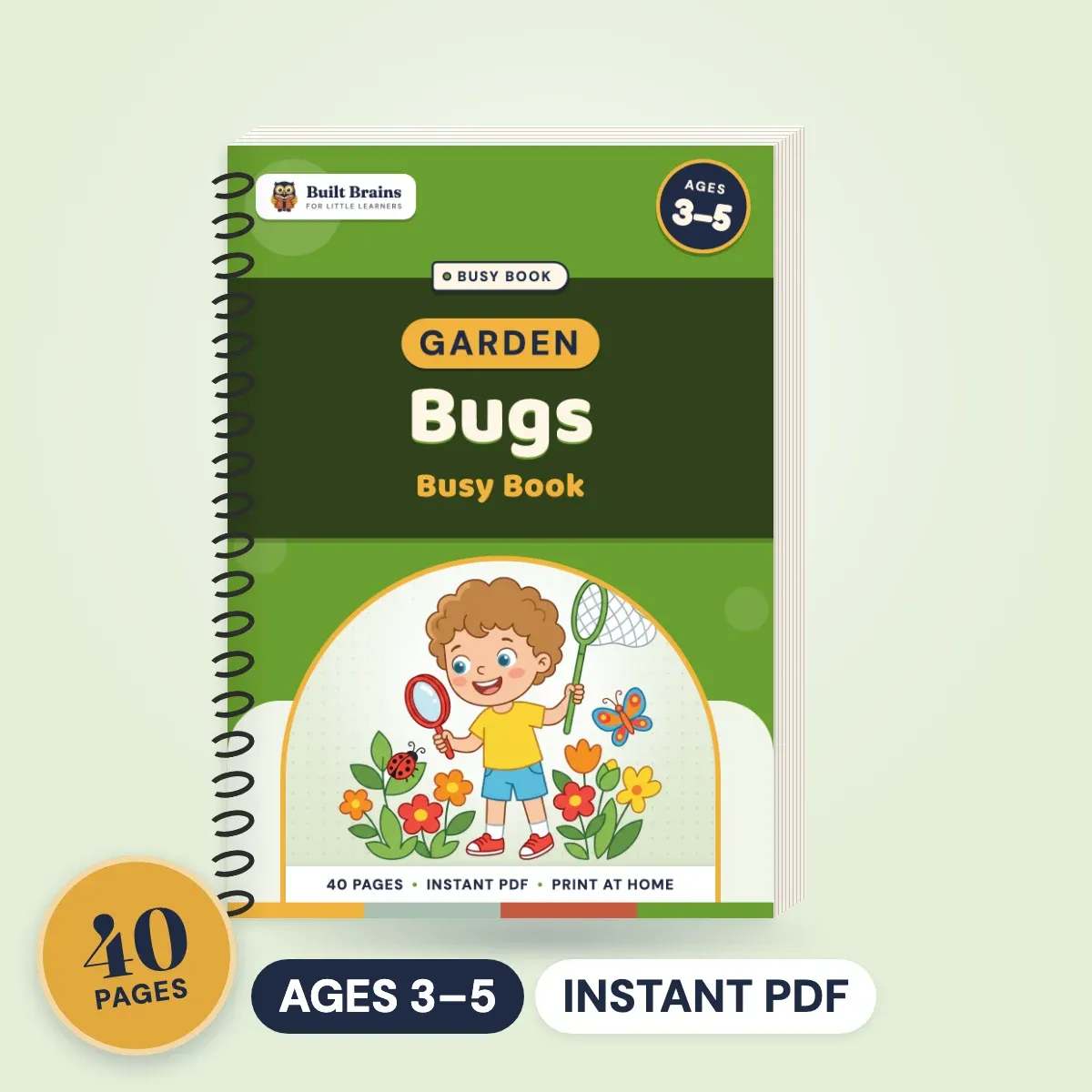 Garden Bugs Busy Book