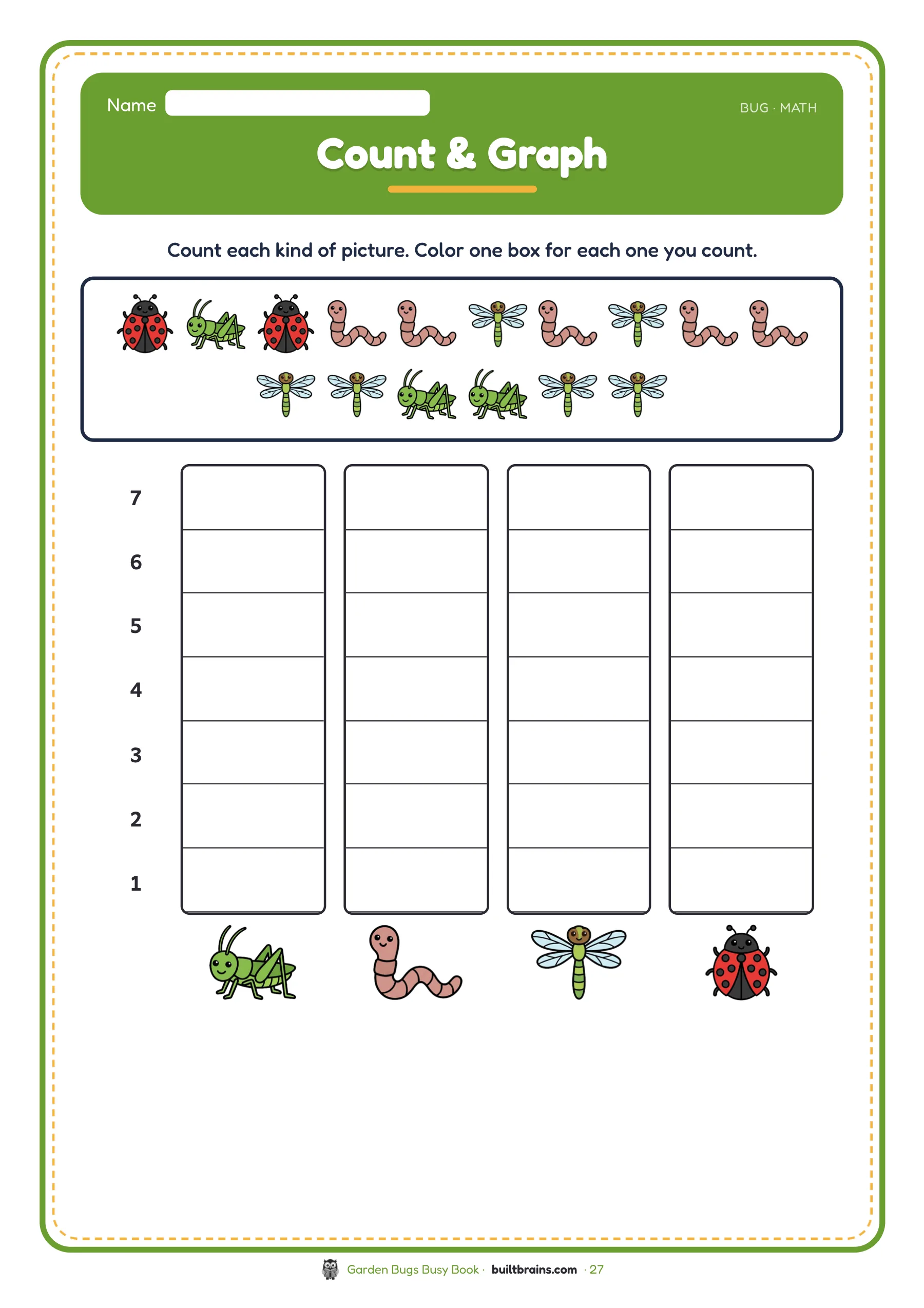 Garden Bugs Busy Book — page preview 8