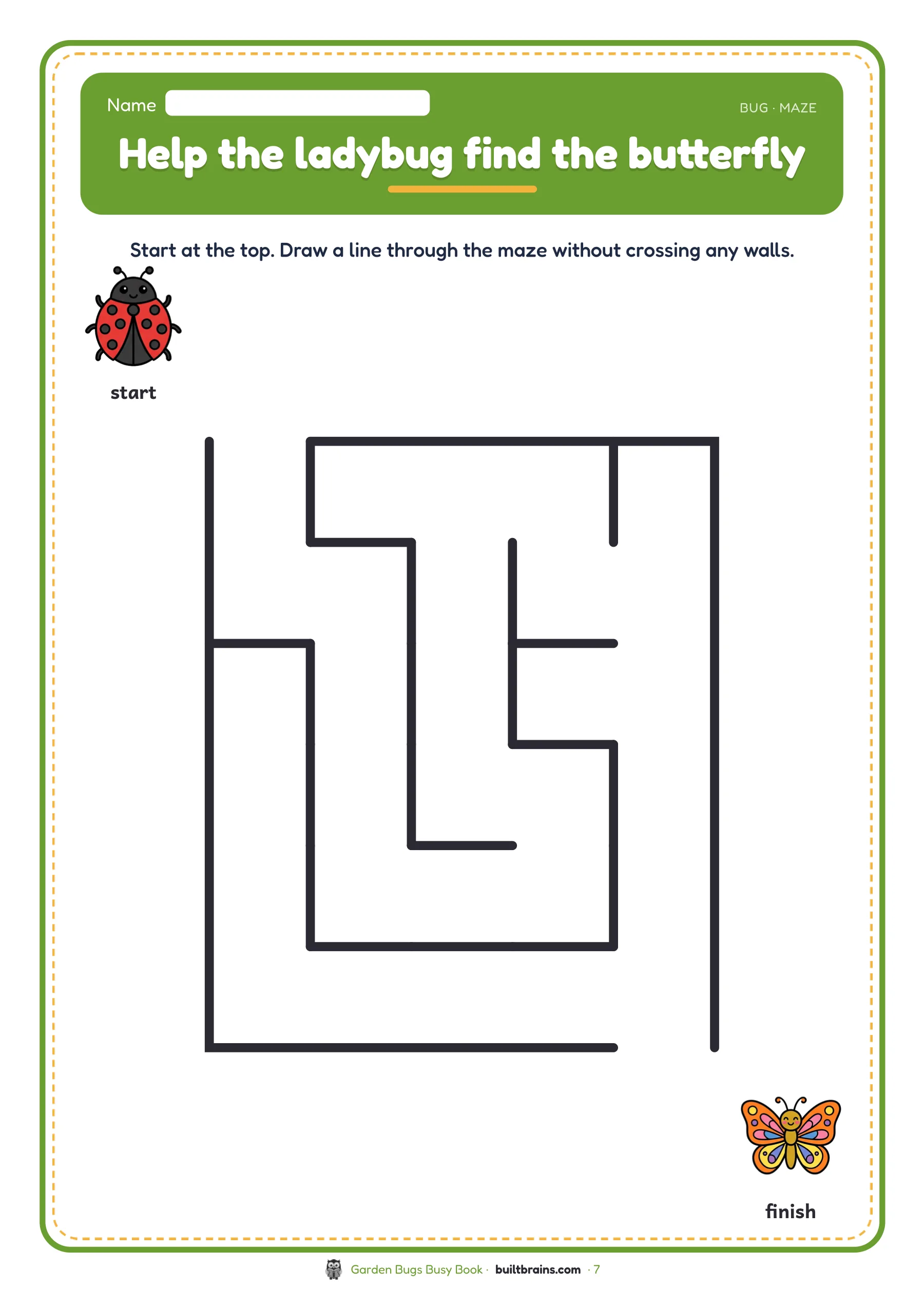Garden Bugs Busy Book — page preview 3