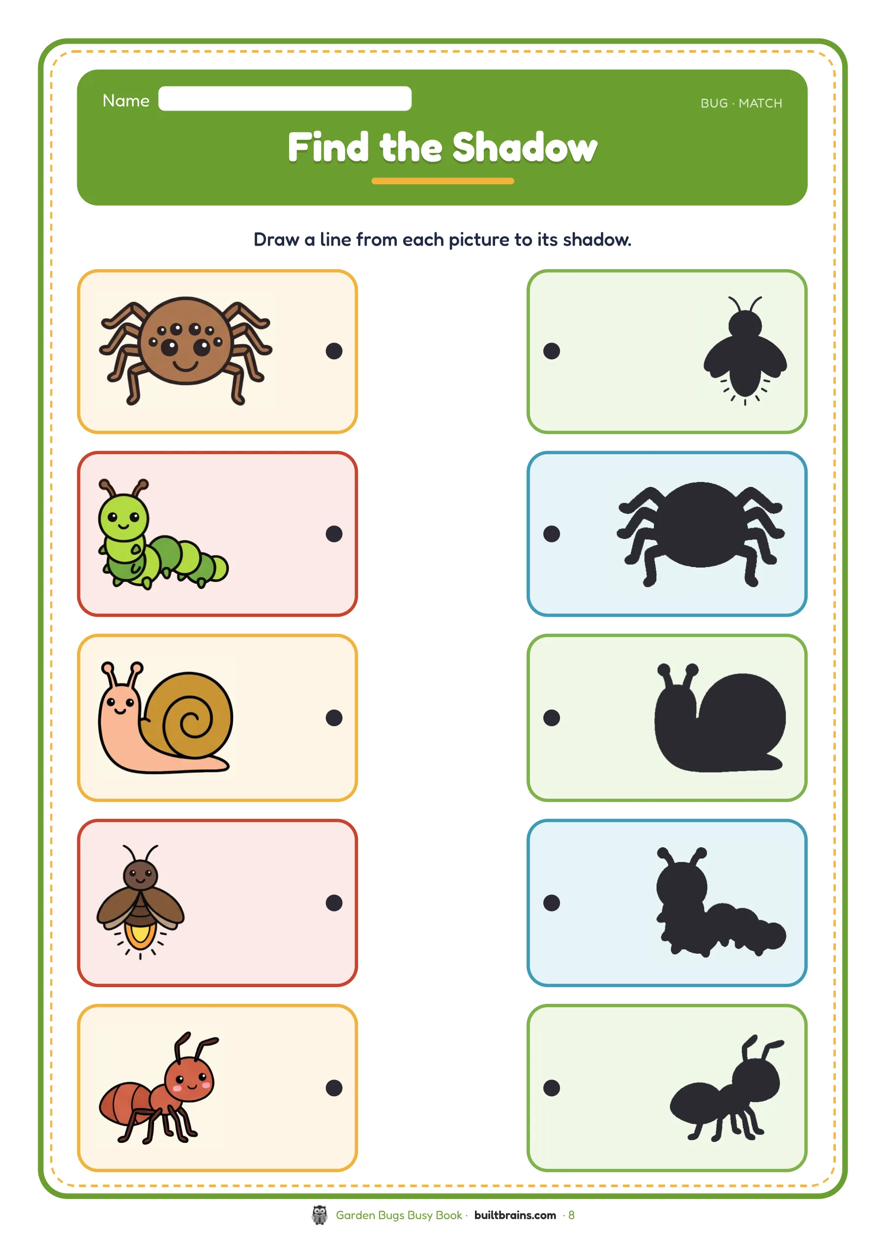 Garden Bugs Busy Book — page preview 4
