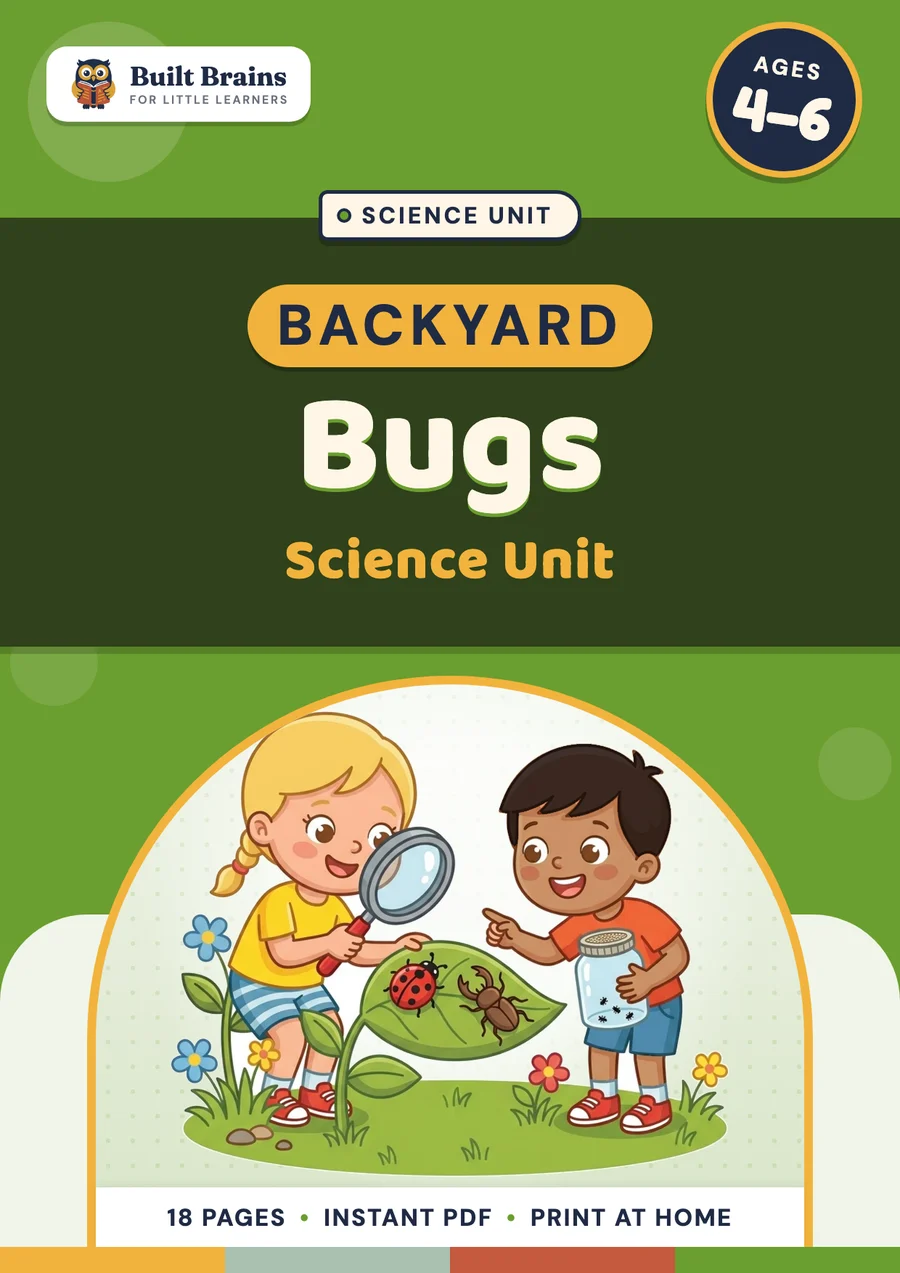 Backyard Bugs Science Unit