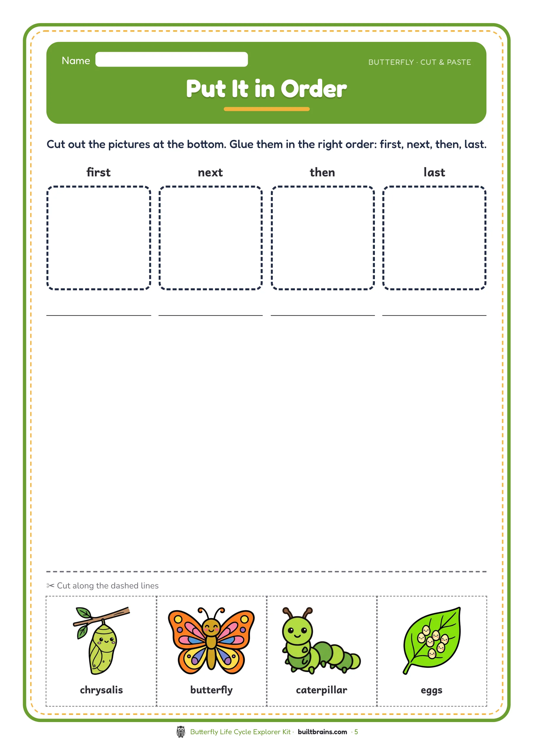 Butterfly Life Cycle Explorer Kit — page preview 3