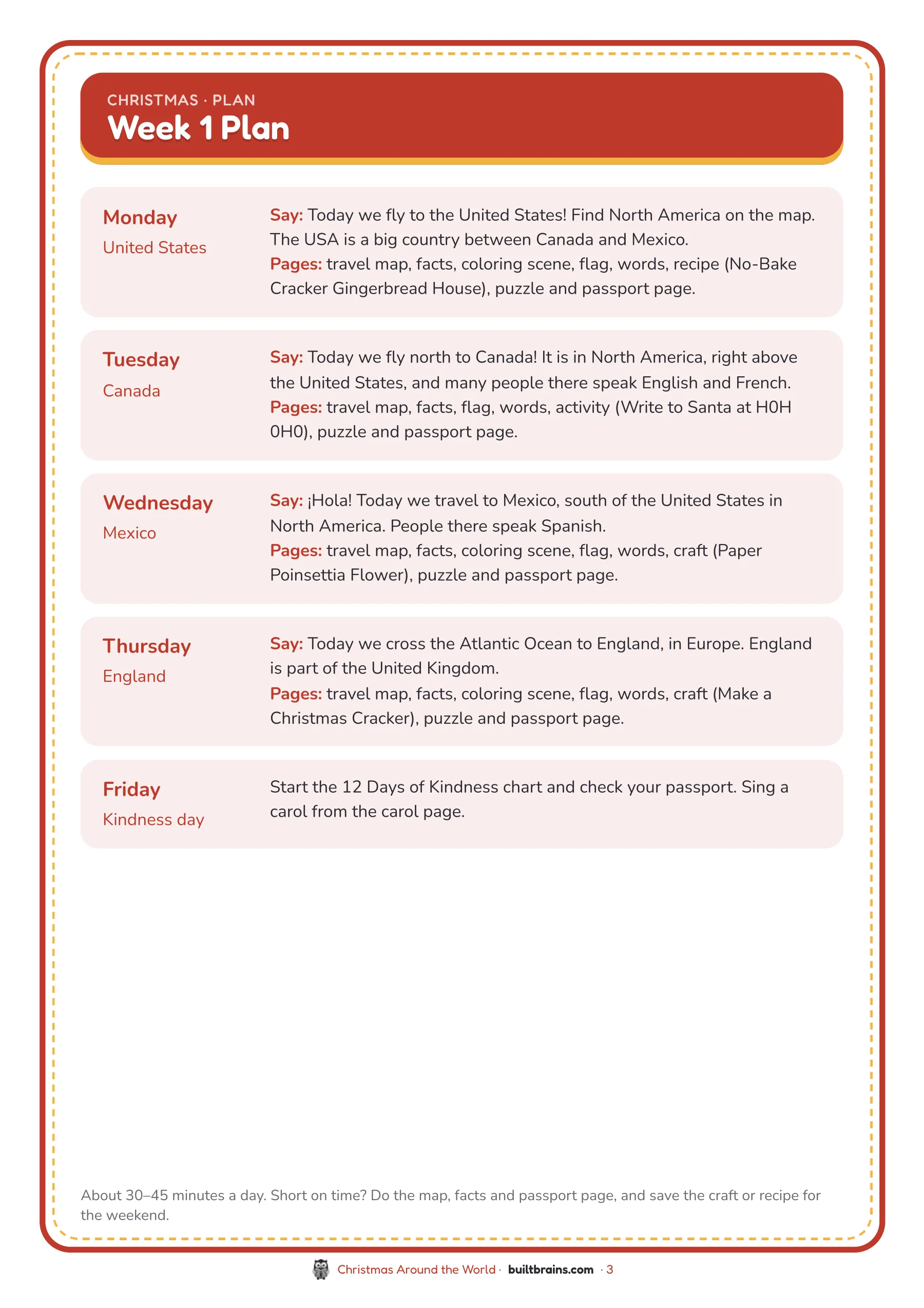 Christmas Around the World — page preview 1