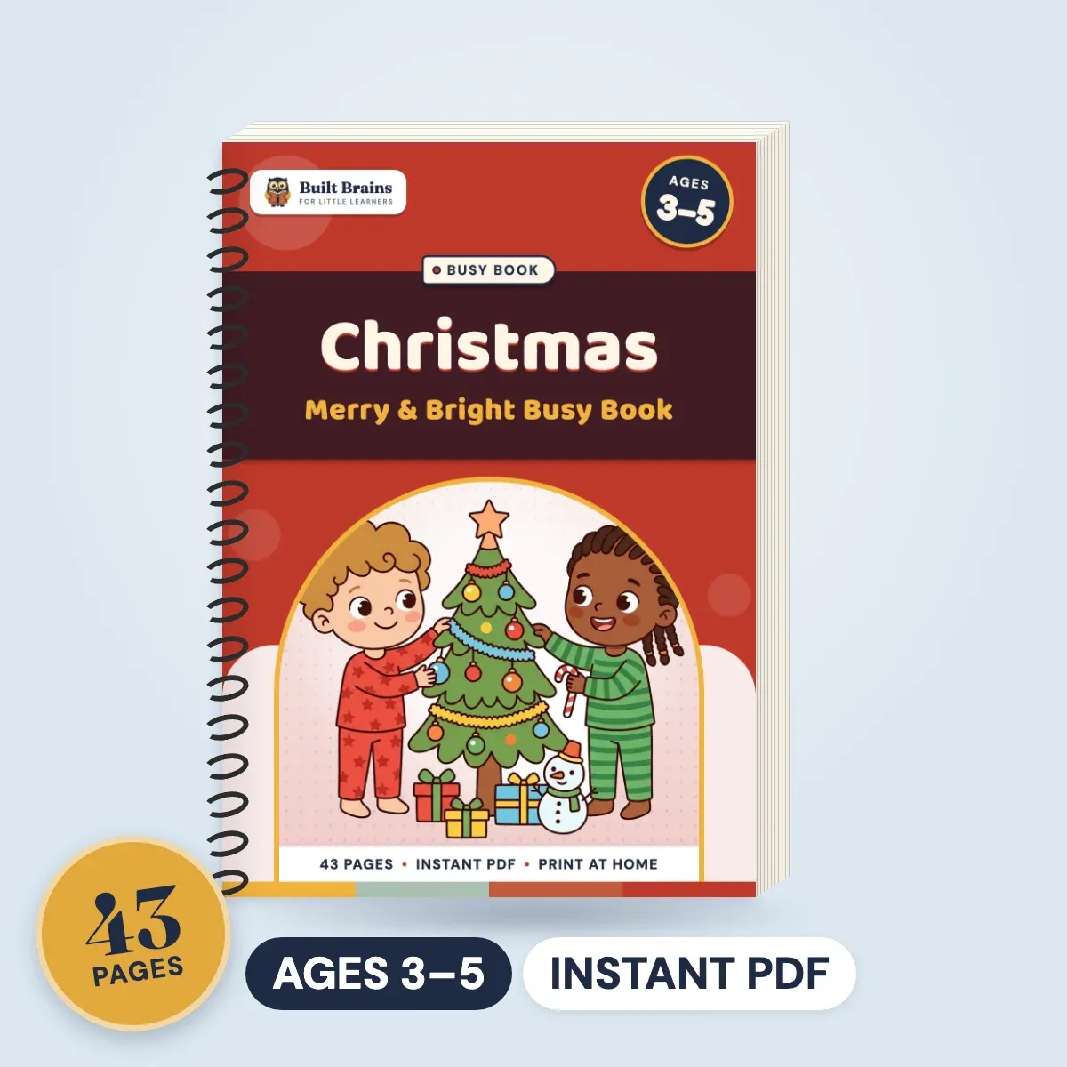 Merry & Bright Christmas Busy Book