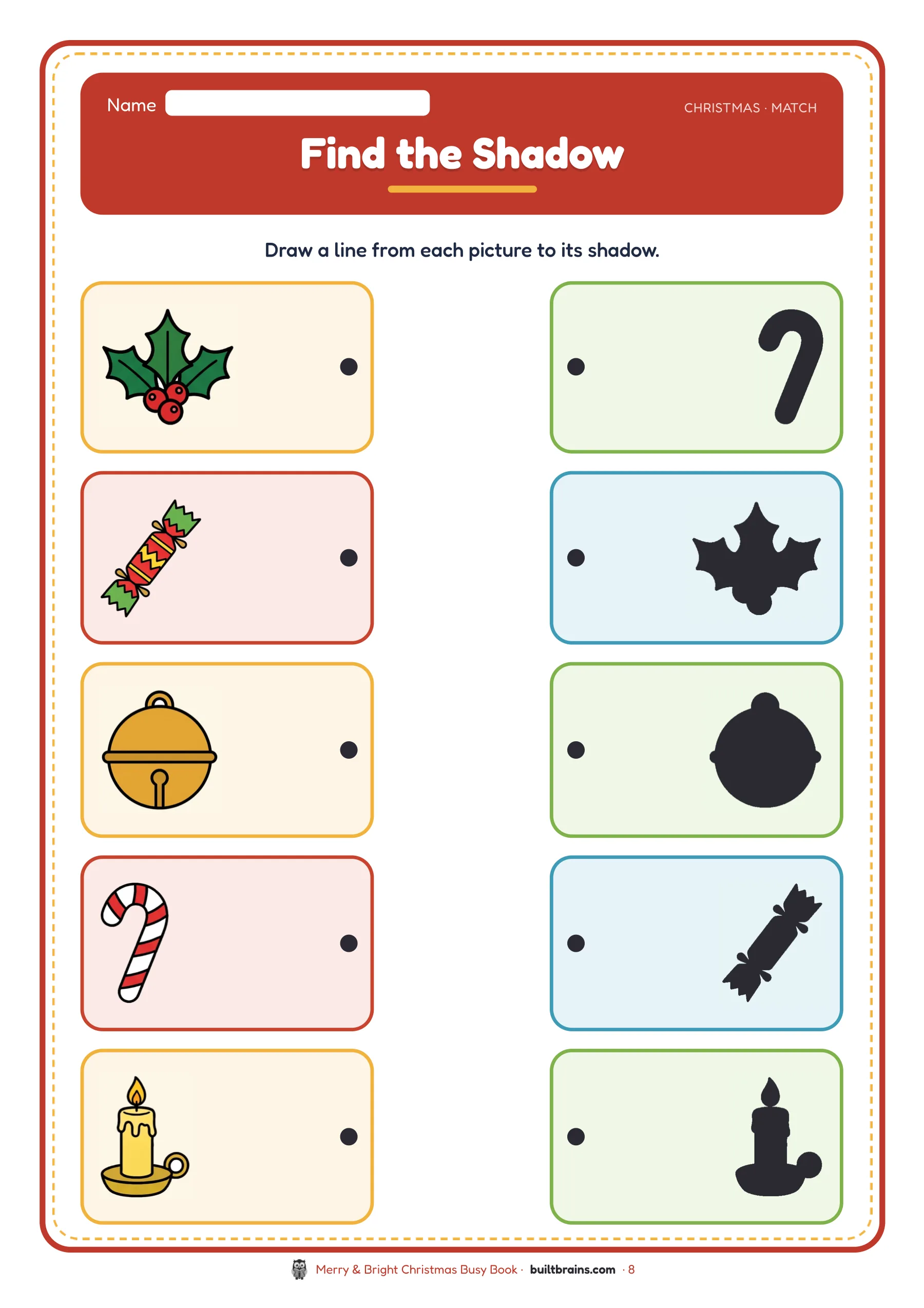 Merry & Bright Christmas Busy Book — page preview 4
