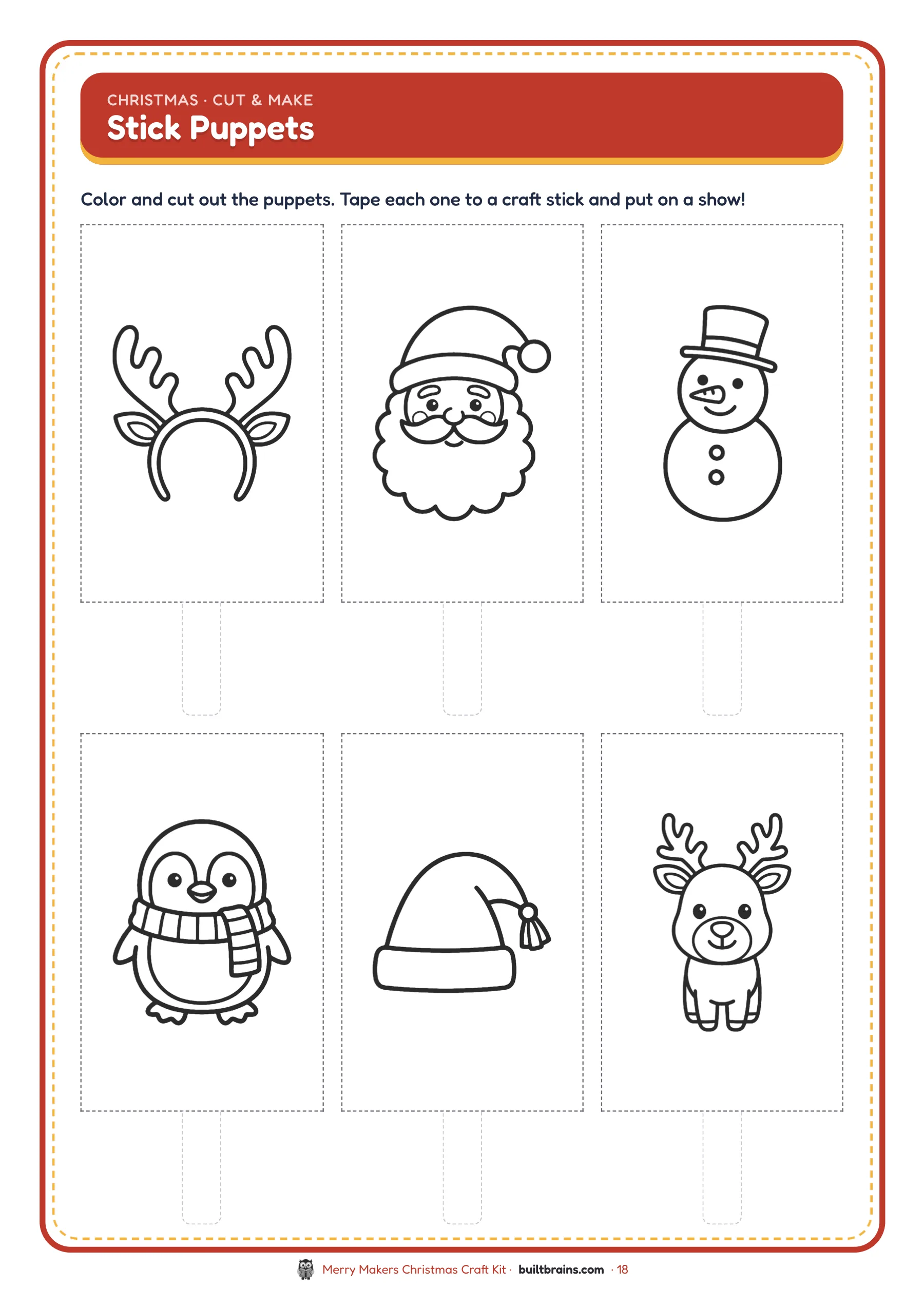 Merry Makers Christmas Craft Kit — page preview 6