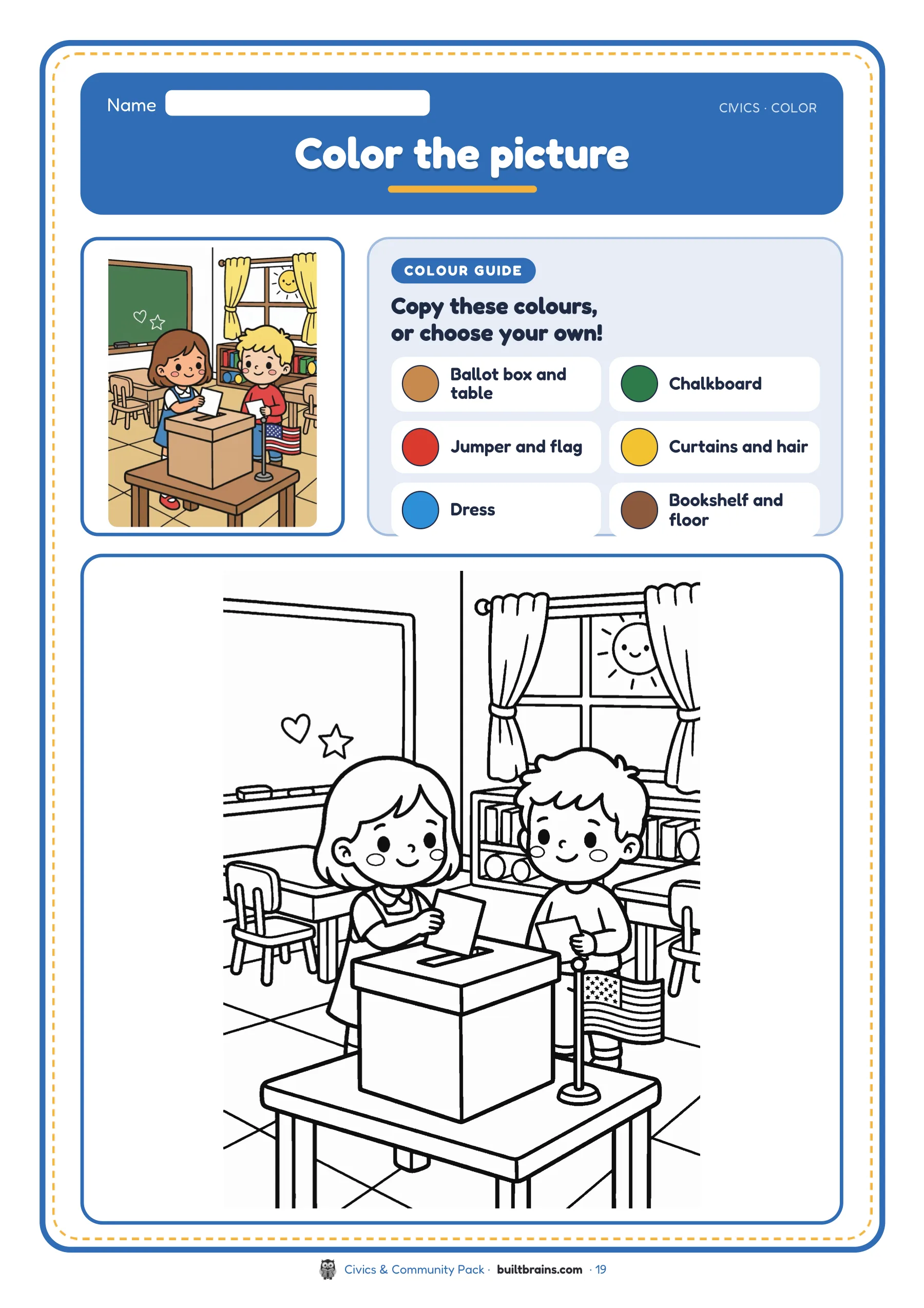 Civics & Community Pack — page preview 8