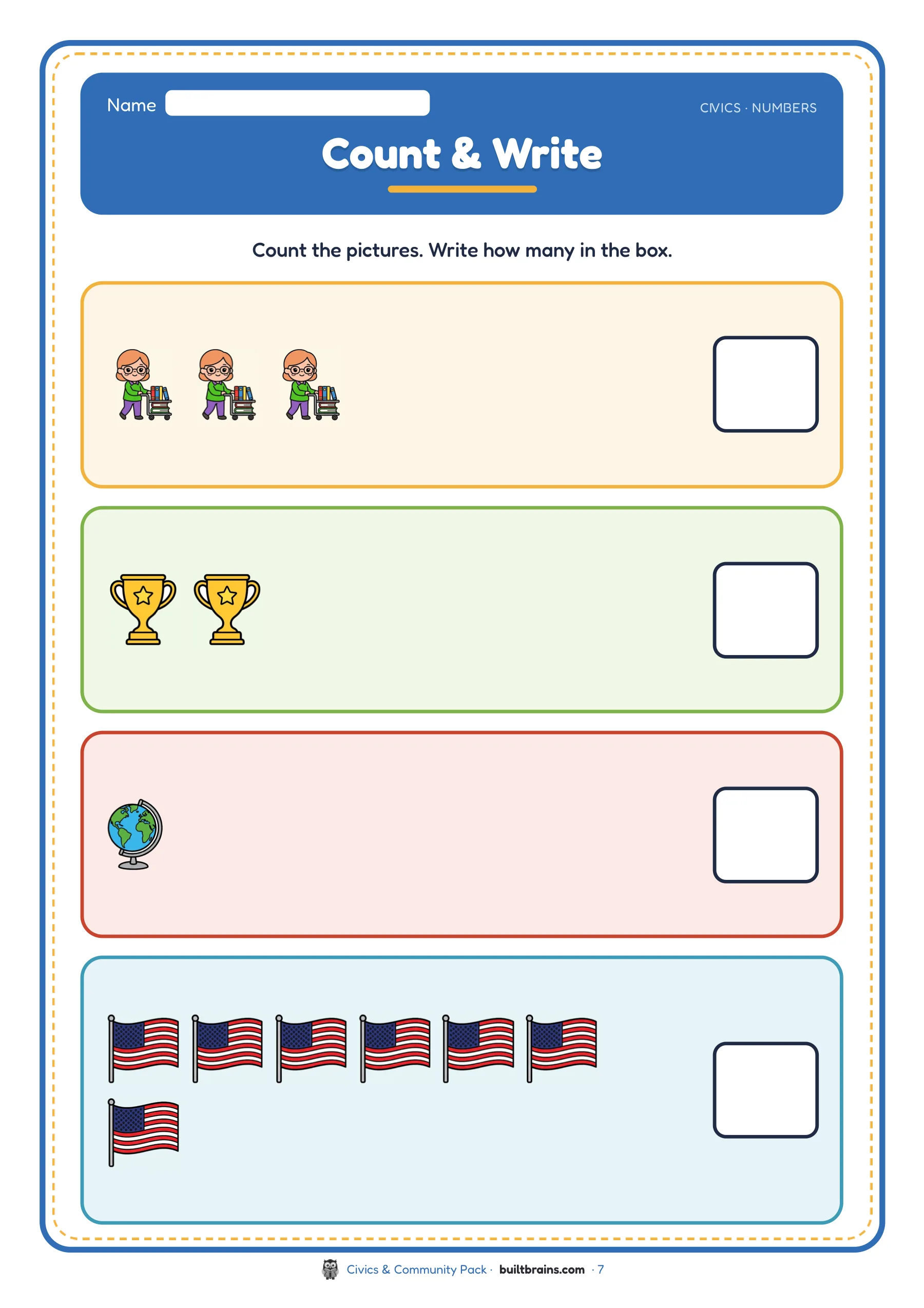 Civics & Community Pack — page preview 2