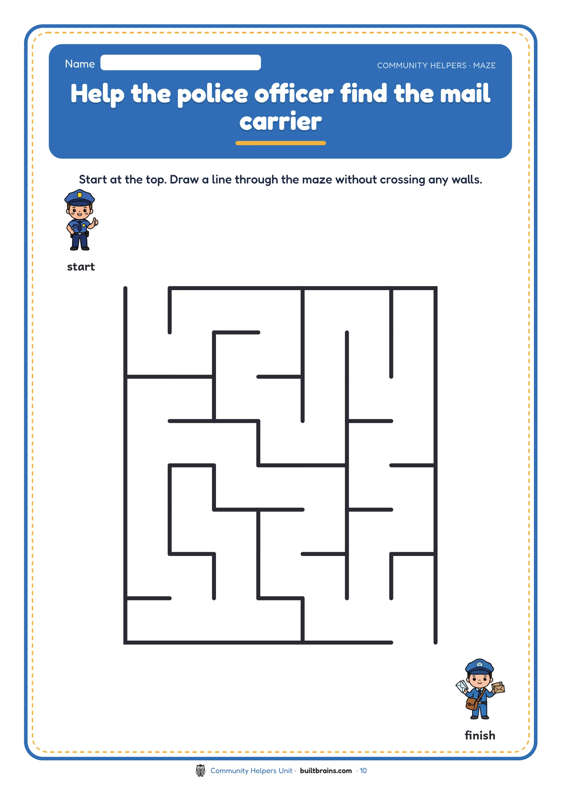 Community Helpers Unit — page preview 5