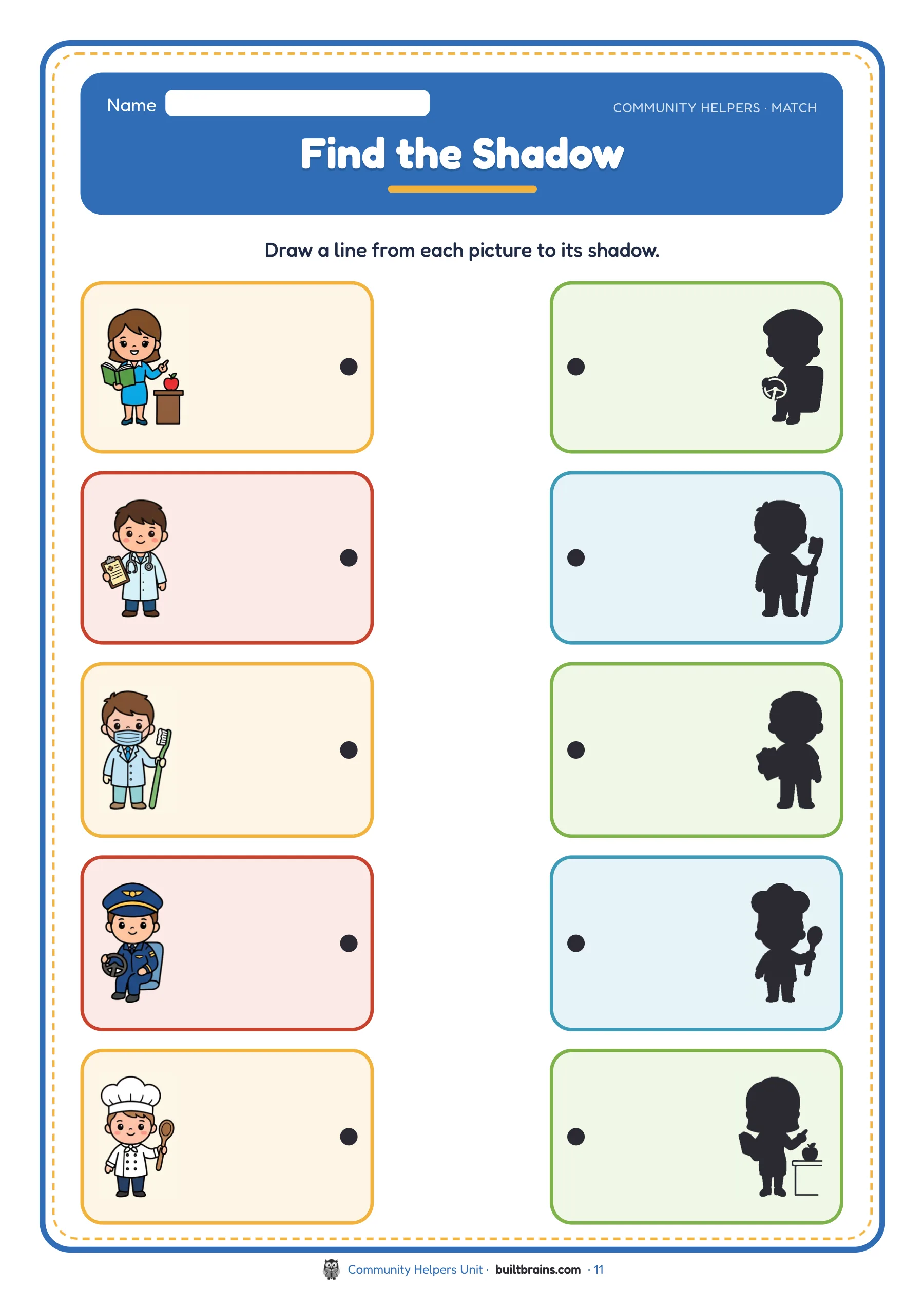 Community Helpers Unit — page preview 6