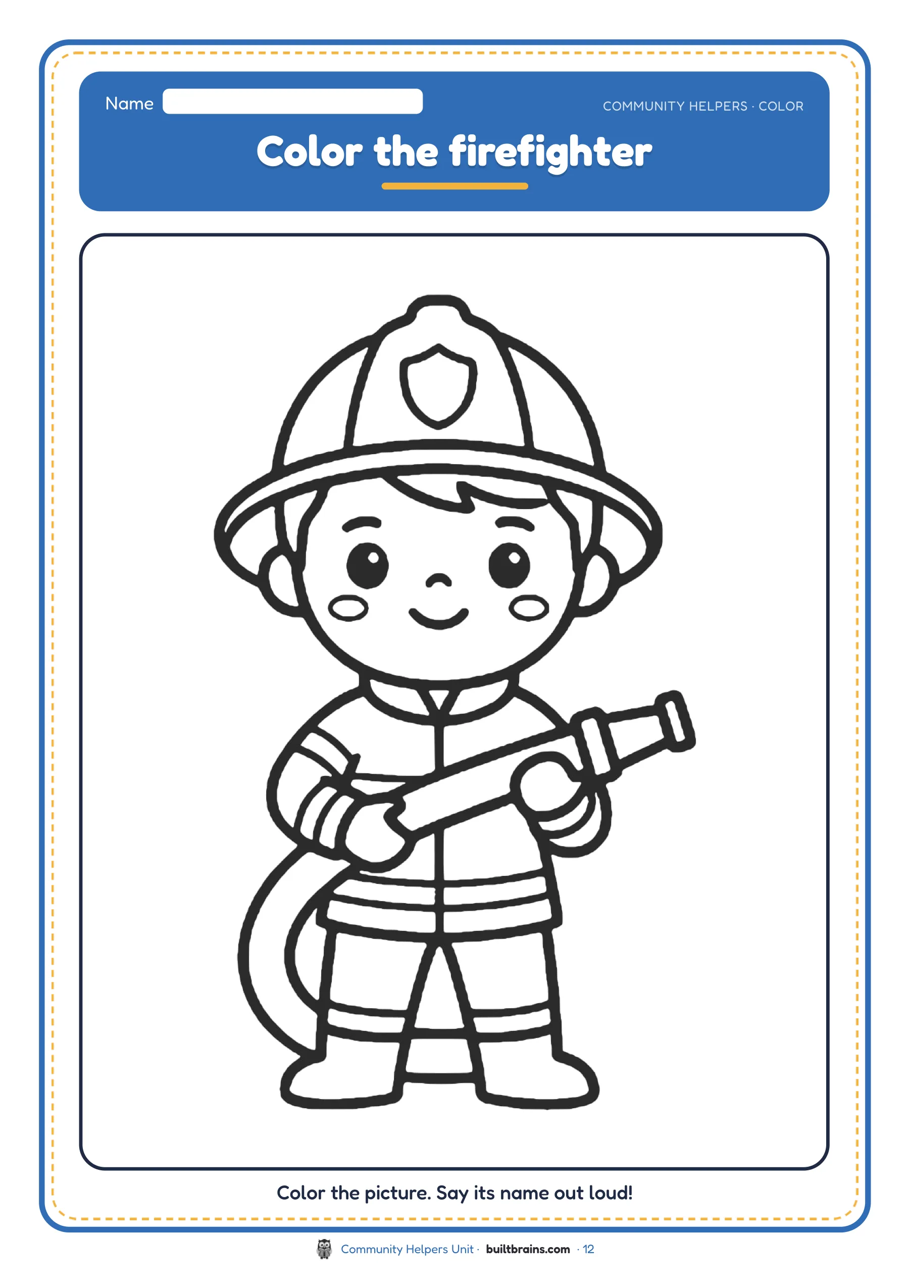 Community Helpers Unit — page preview 7