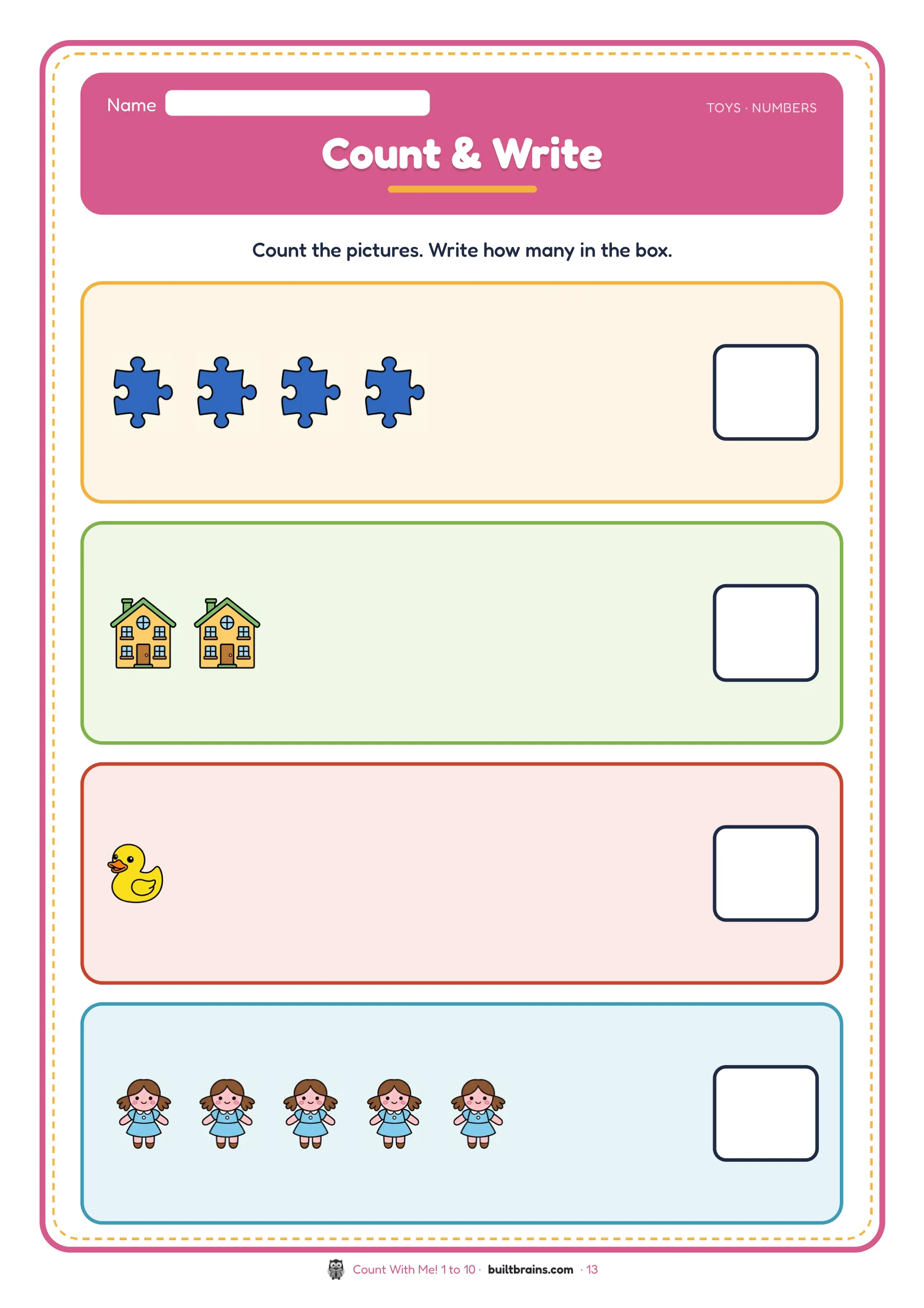 Count With Me! 1 to 10 — page preview 3