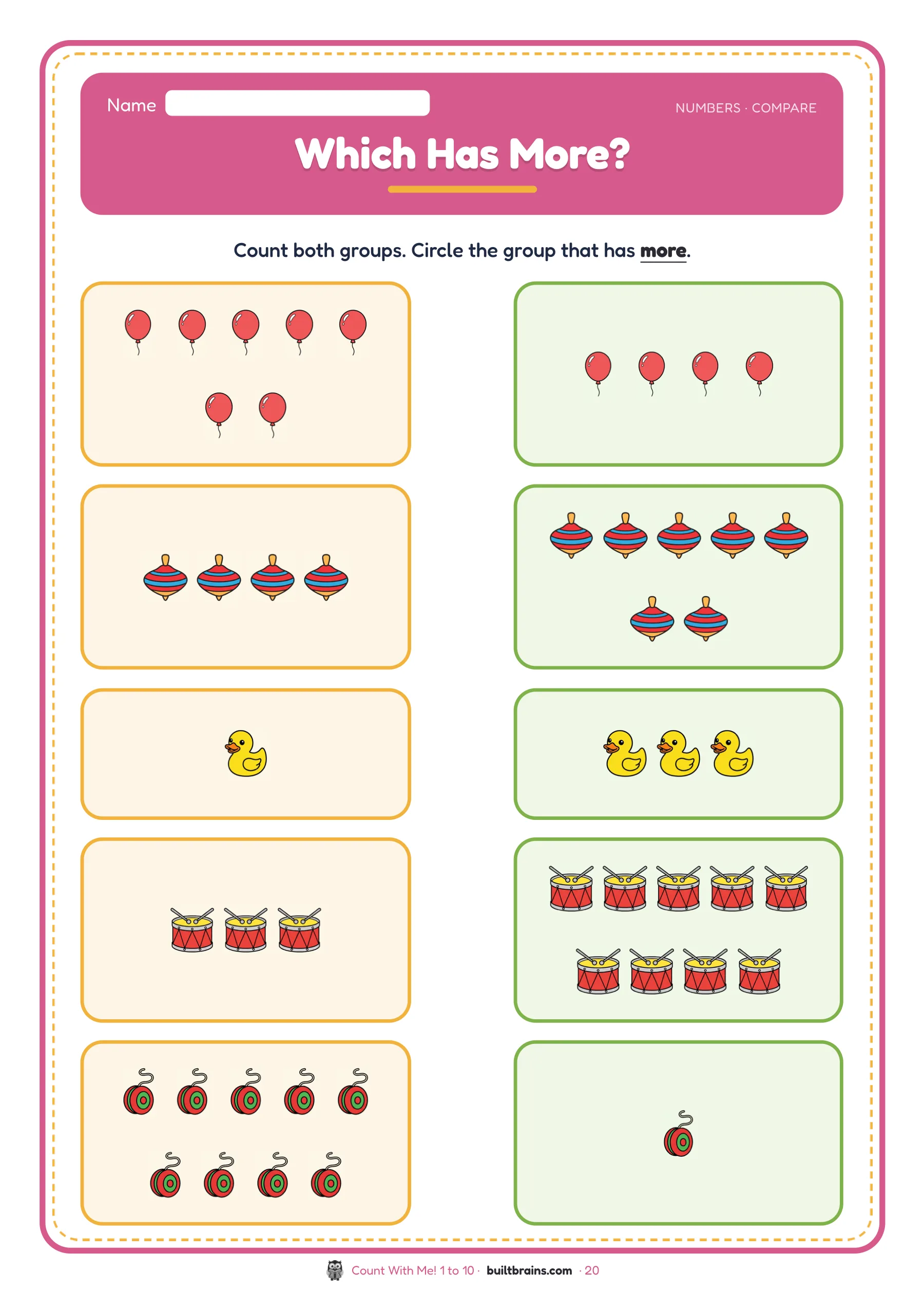 Count With Me! 1 to 10 — page preview 6
