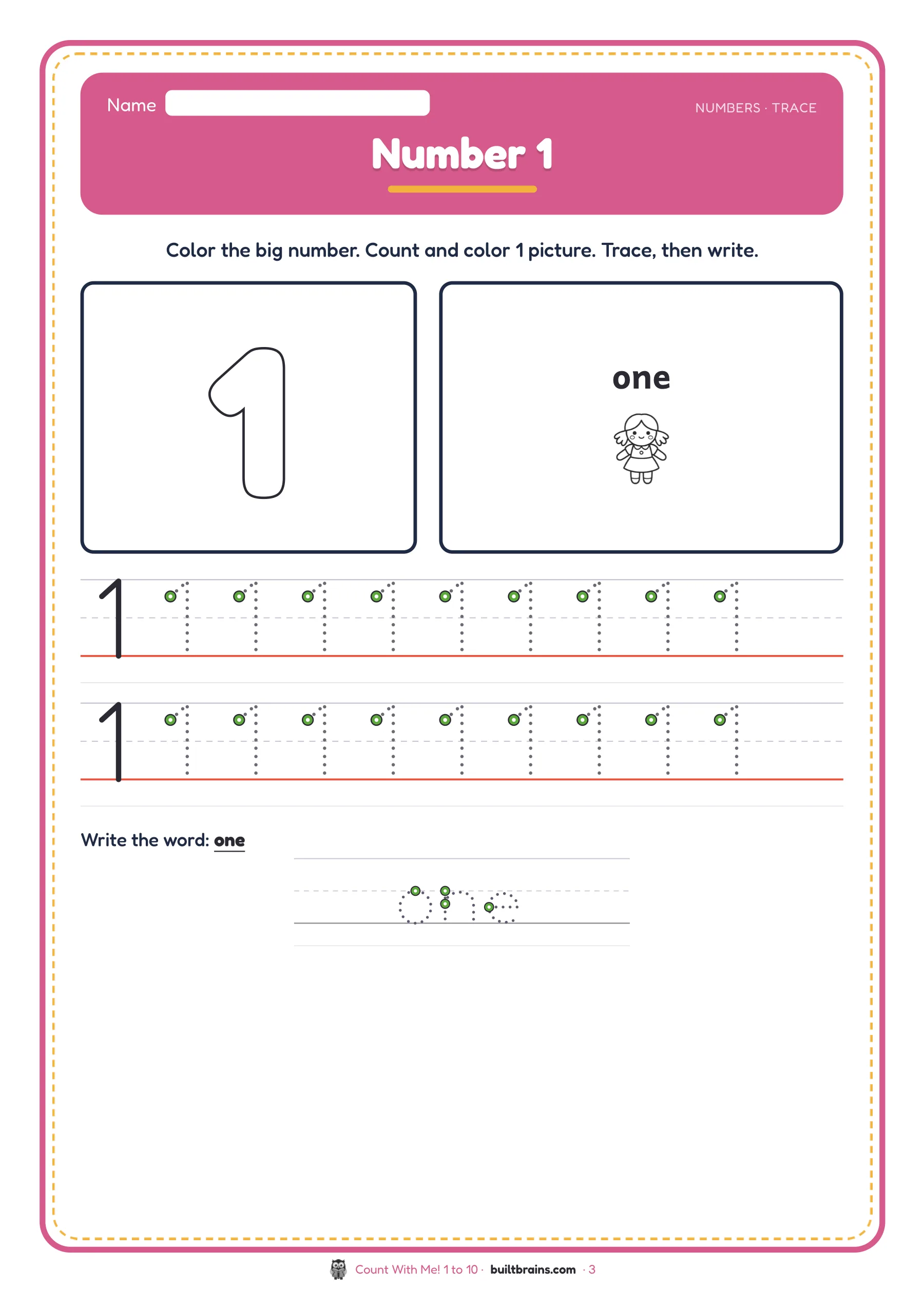 Count With Me! 1 to 10 — page preview 1