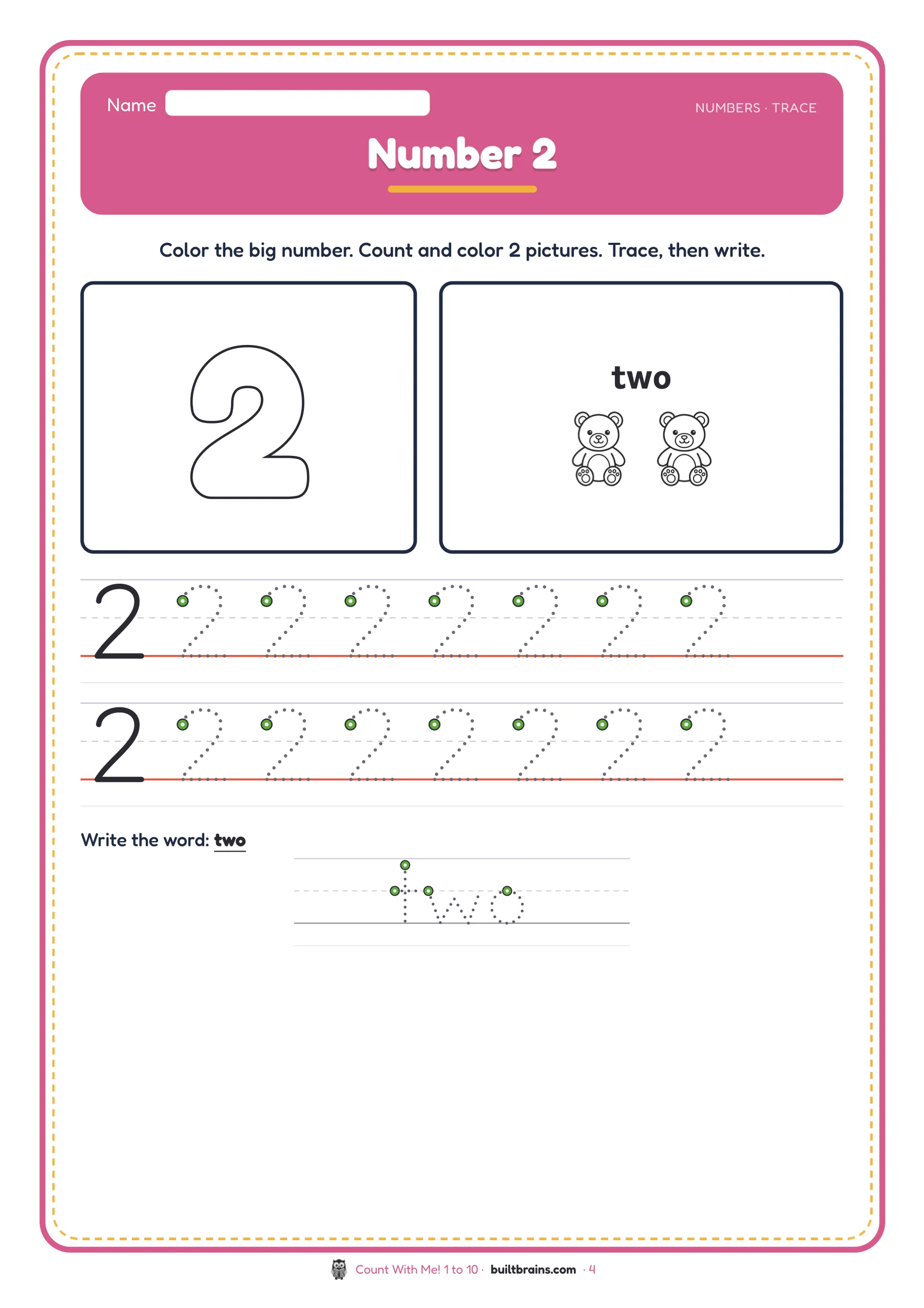 Count With Me! 1 to 10 — page preview 2