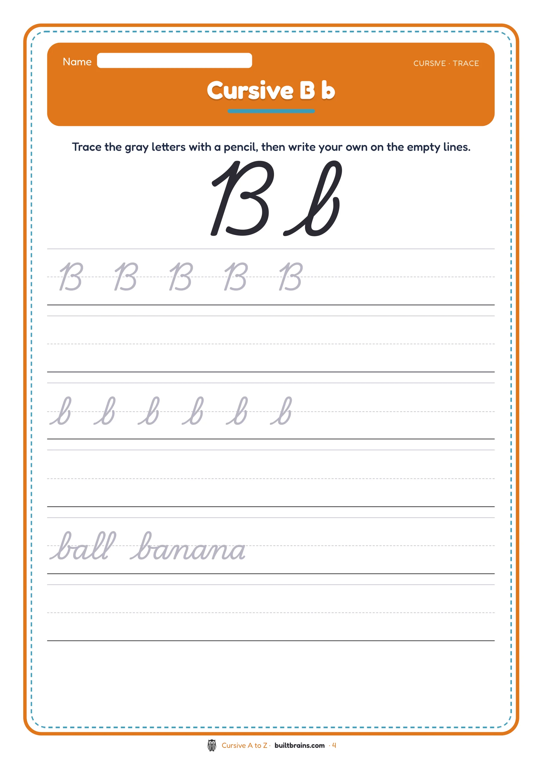Cursive A to Z — page preview 2