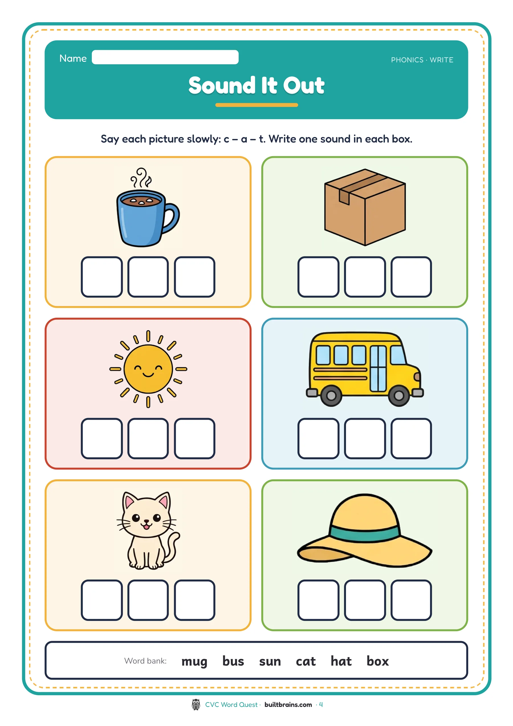 CVC Word Quest — page preview 2
