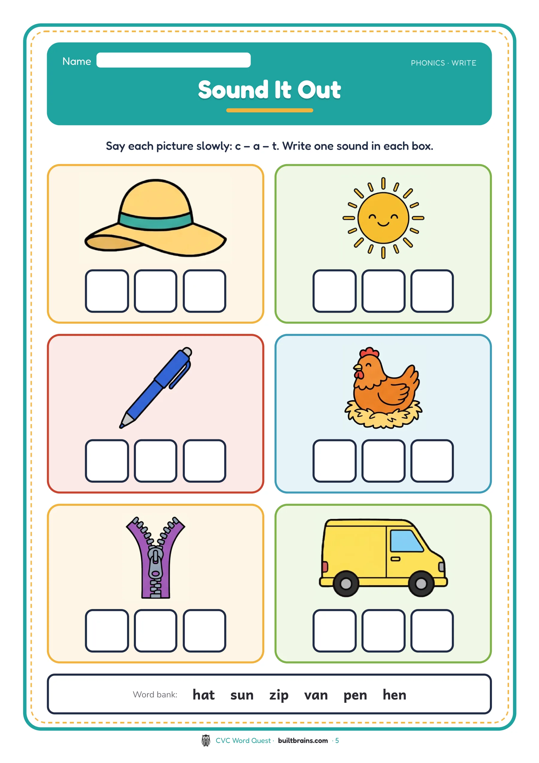 CVC Word Quest — page preview 3
