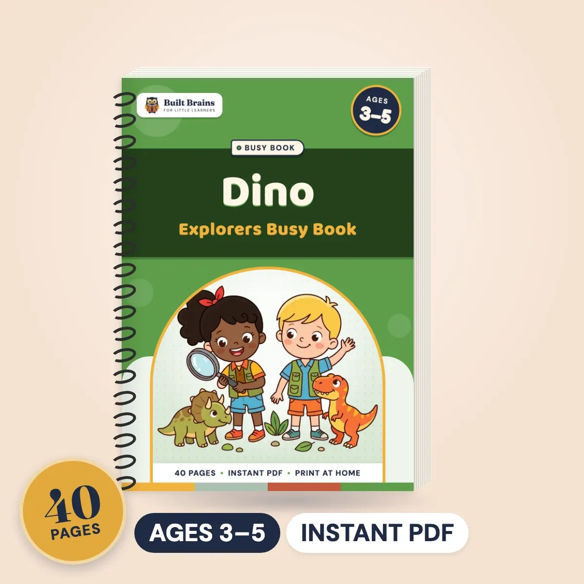 Dino Explorers Busy Book