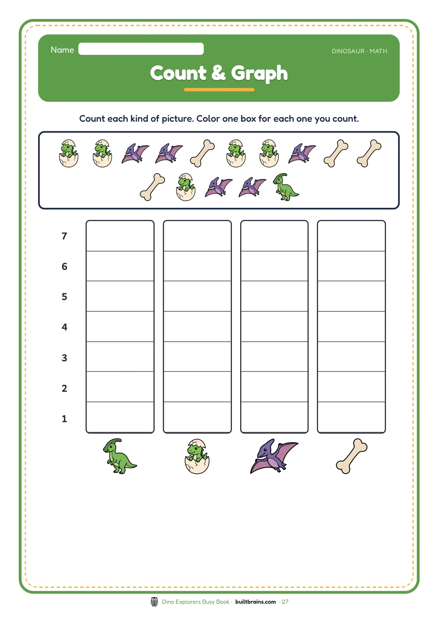 Dino Explorers Busy Book — page preview 8