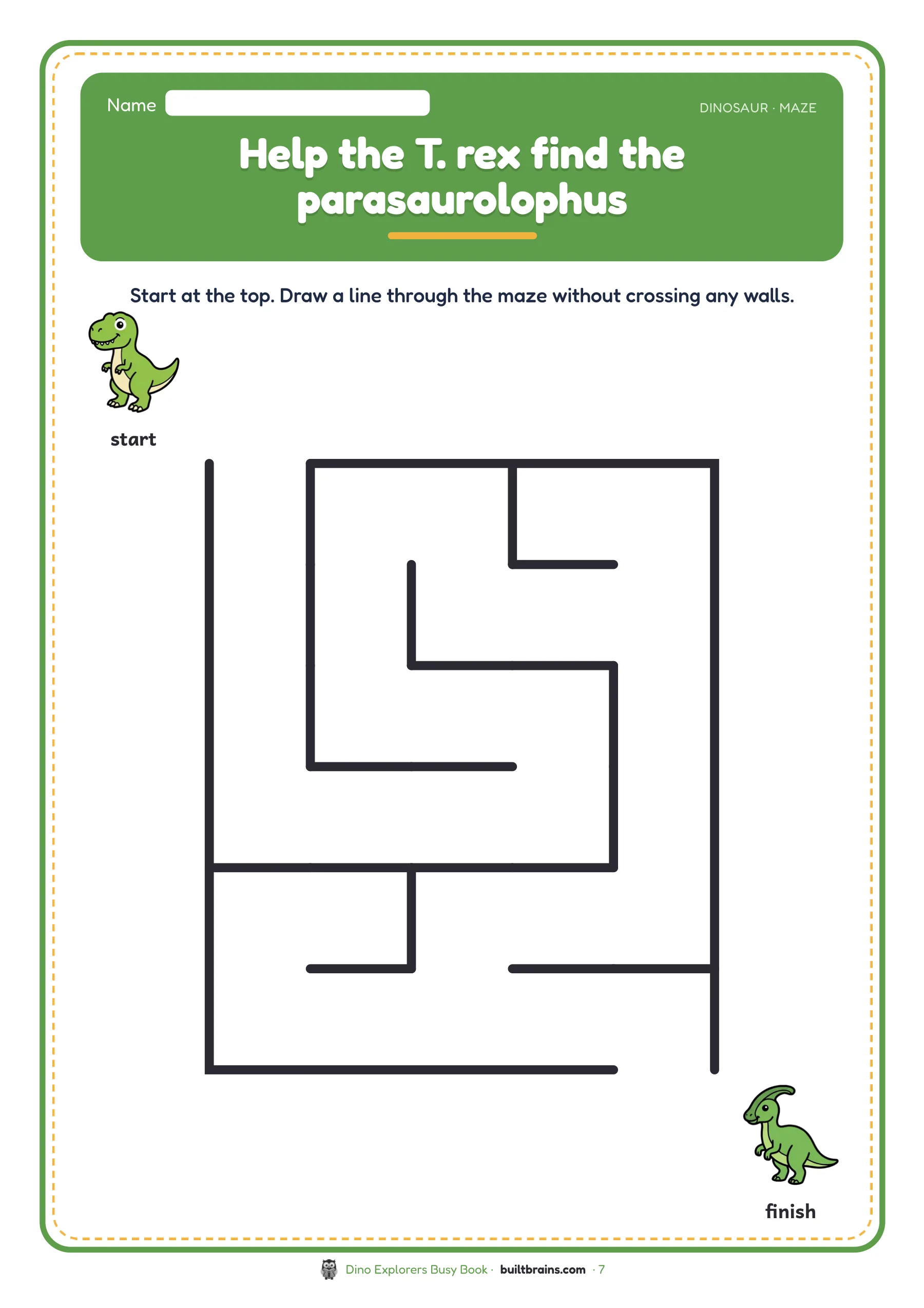 Dino Explorers Busy Book — page preview 3