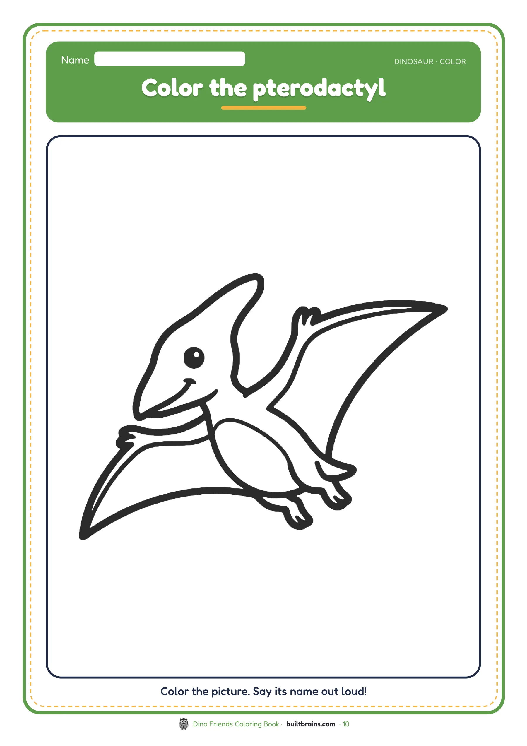 Dino Friends Coloring Book — page preview 6