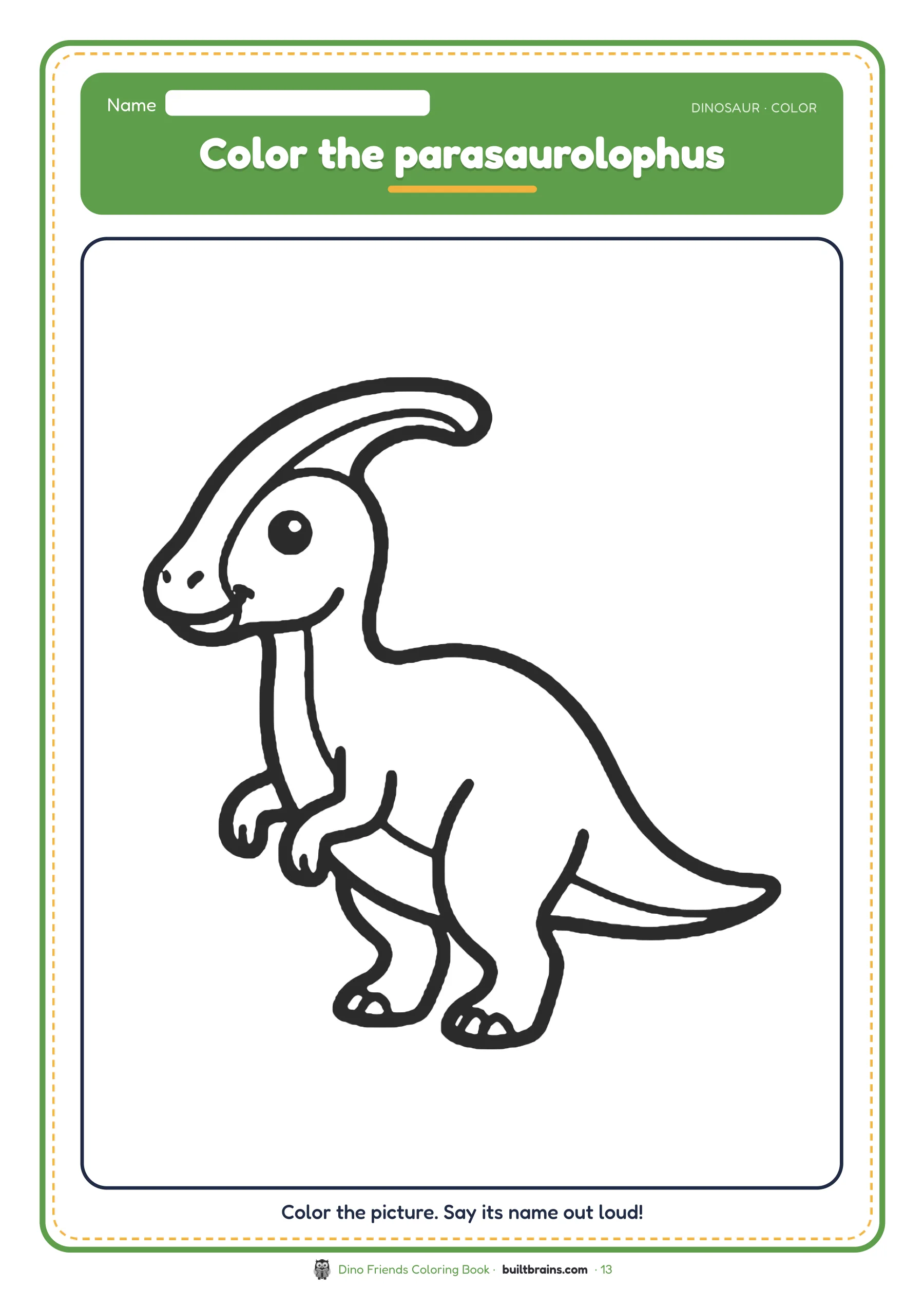 Dino Friends Coloring Book — page preview 8