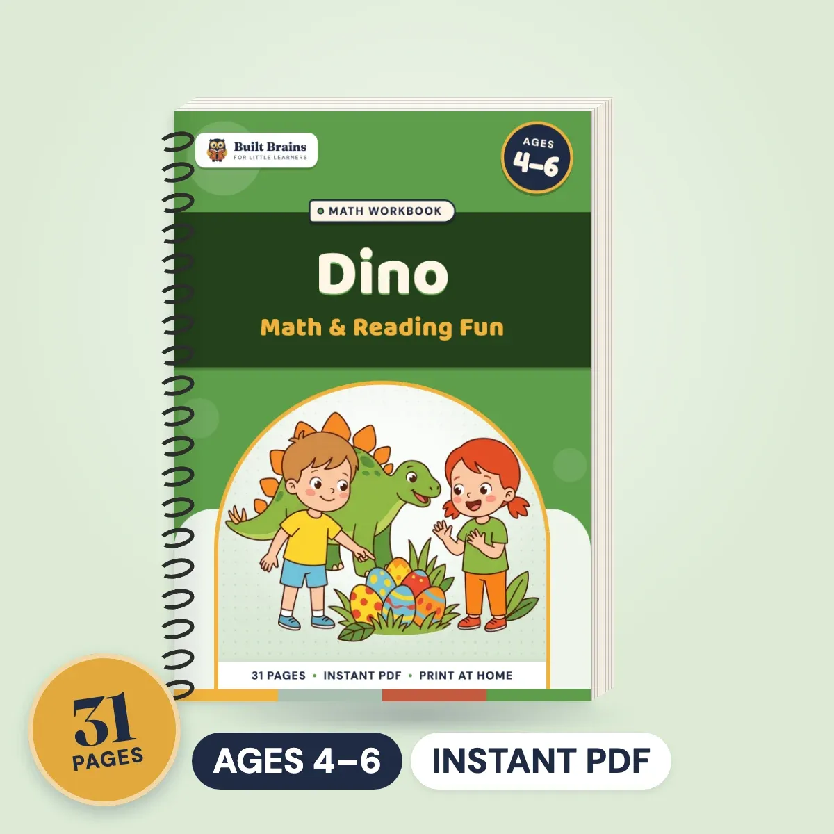 Dino Math & Reading Fun