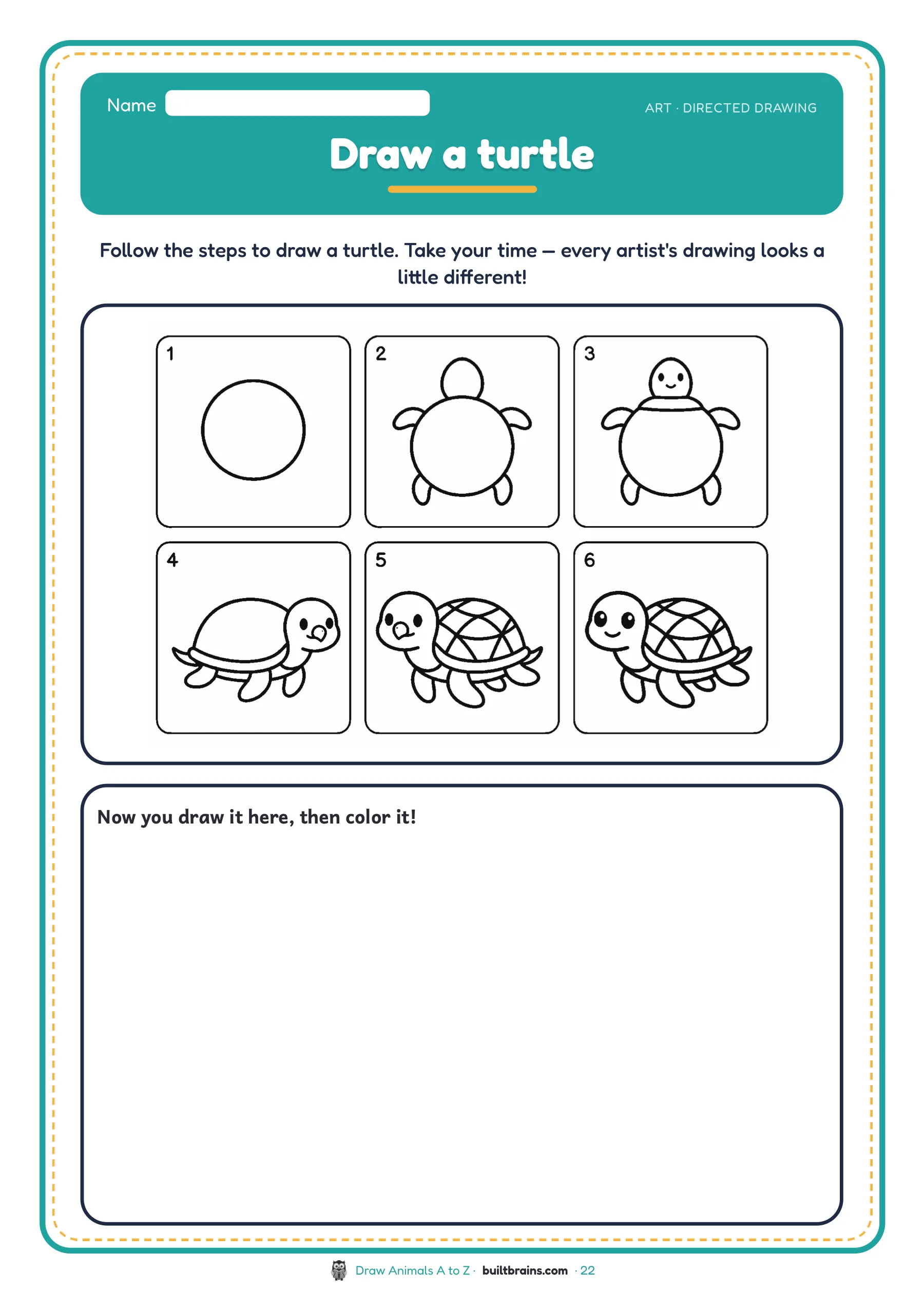Draw Animals A to Z — page preview 7
