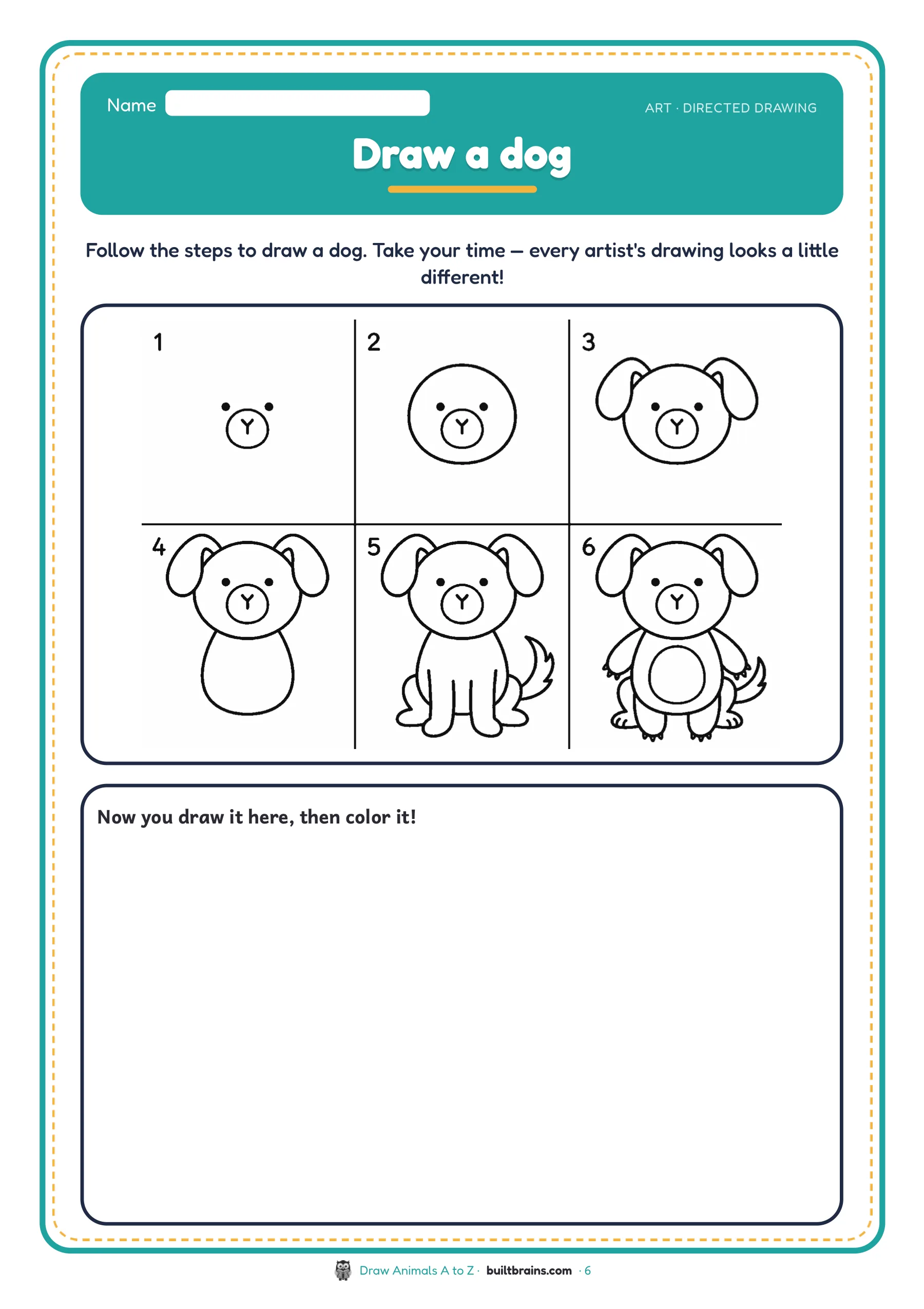 Draw Animals A to Z — page preview 2