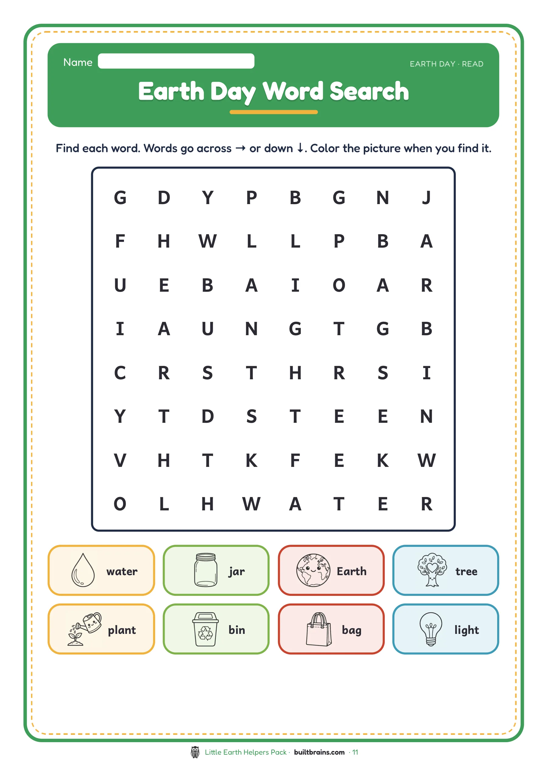 Little Earth Helpers Pack — page preview 6