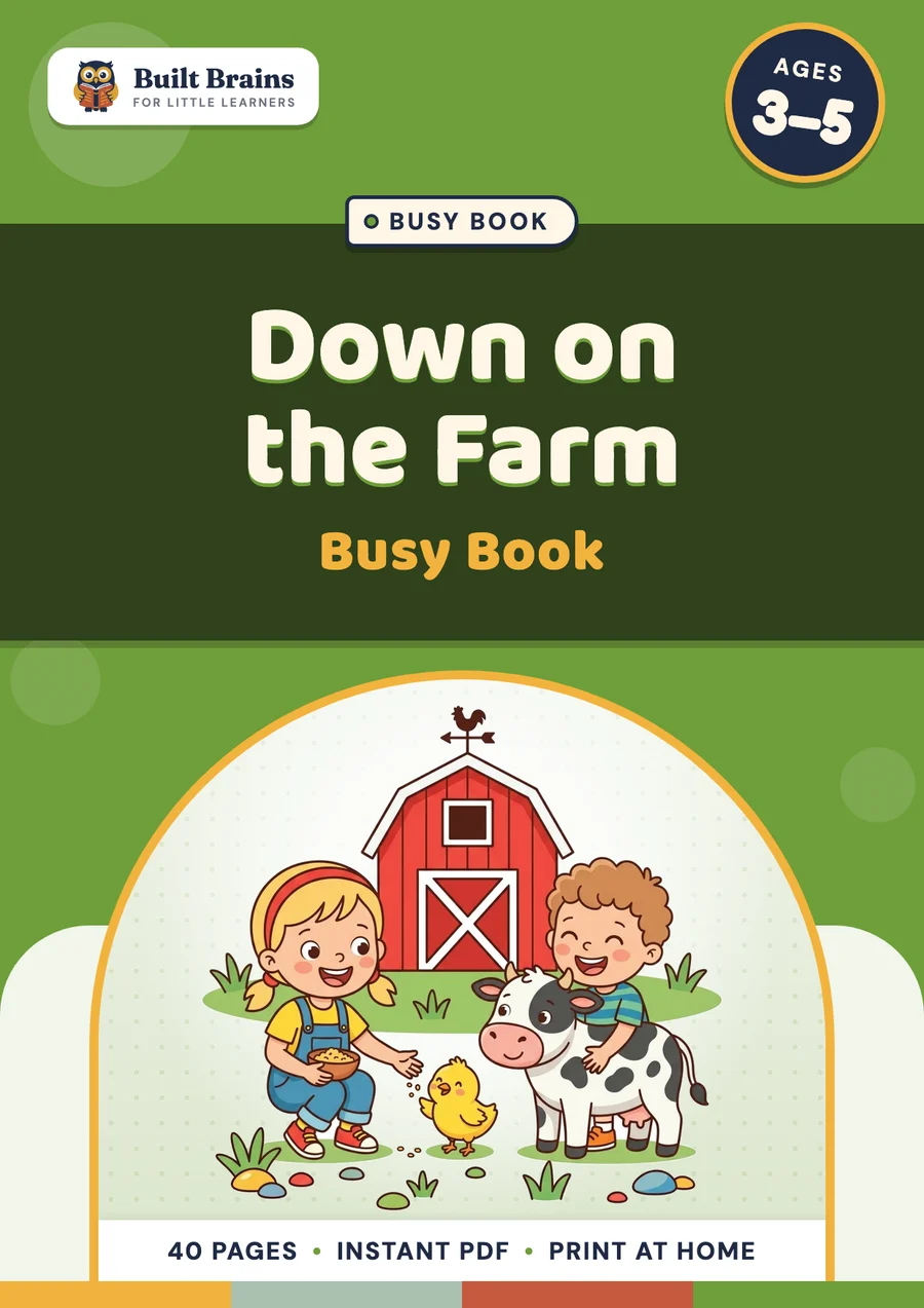 Down on the Farm Busy Book
