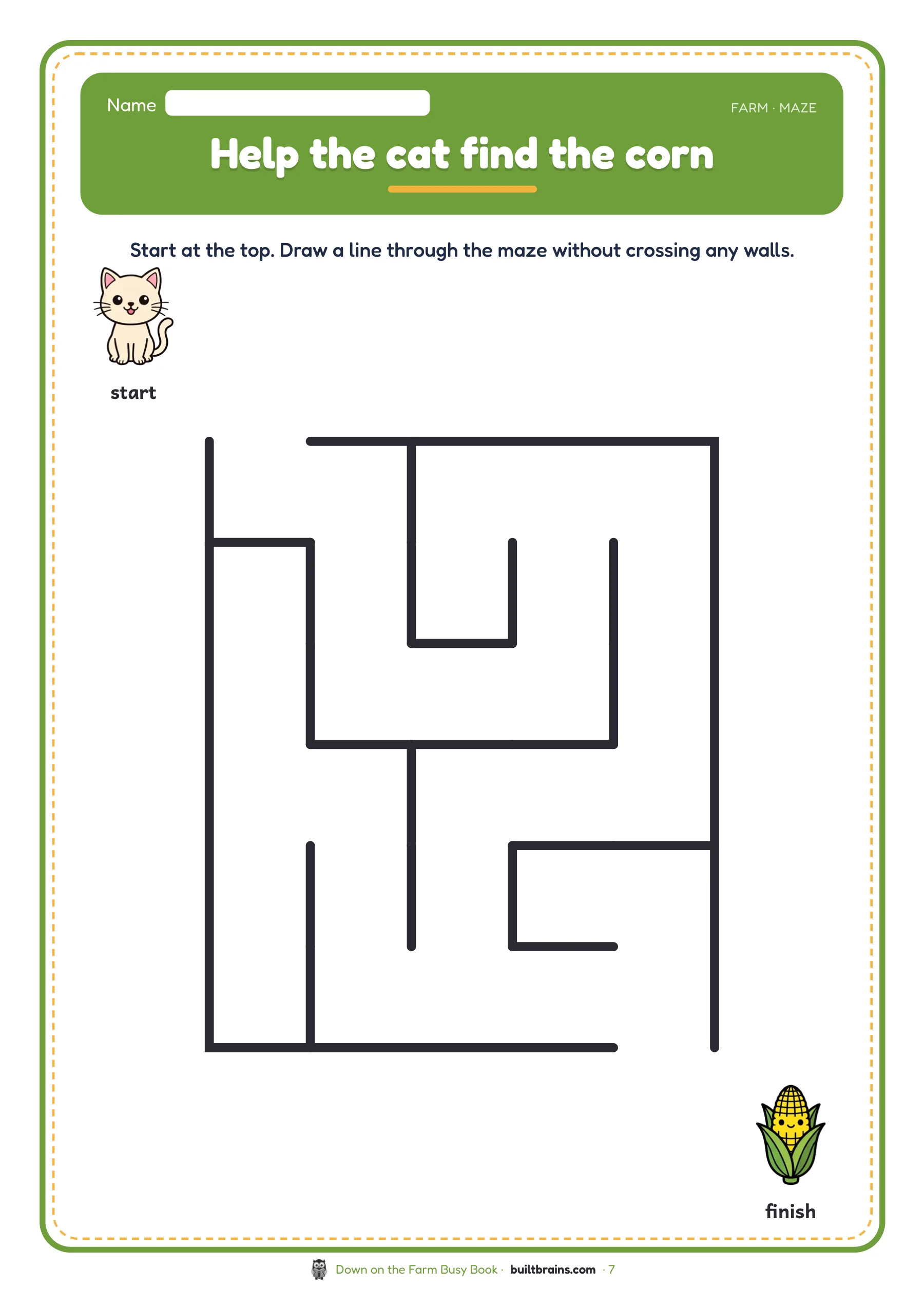 Down on the Farm Busy Book — page preview 3