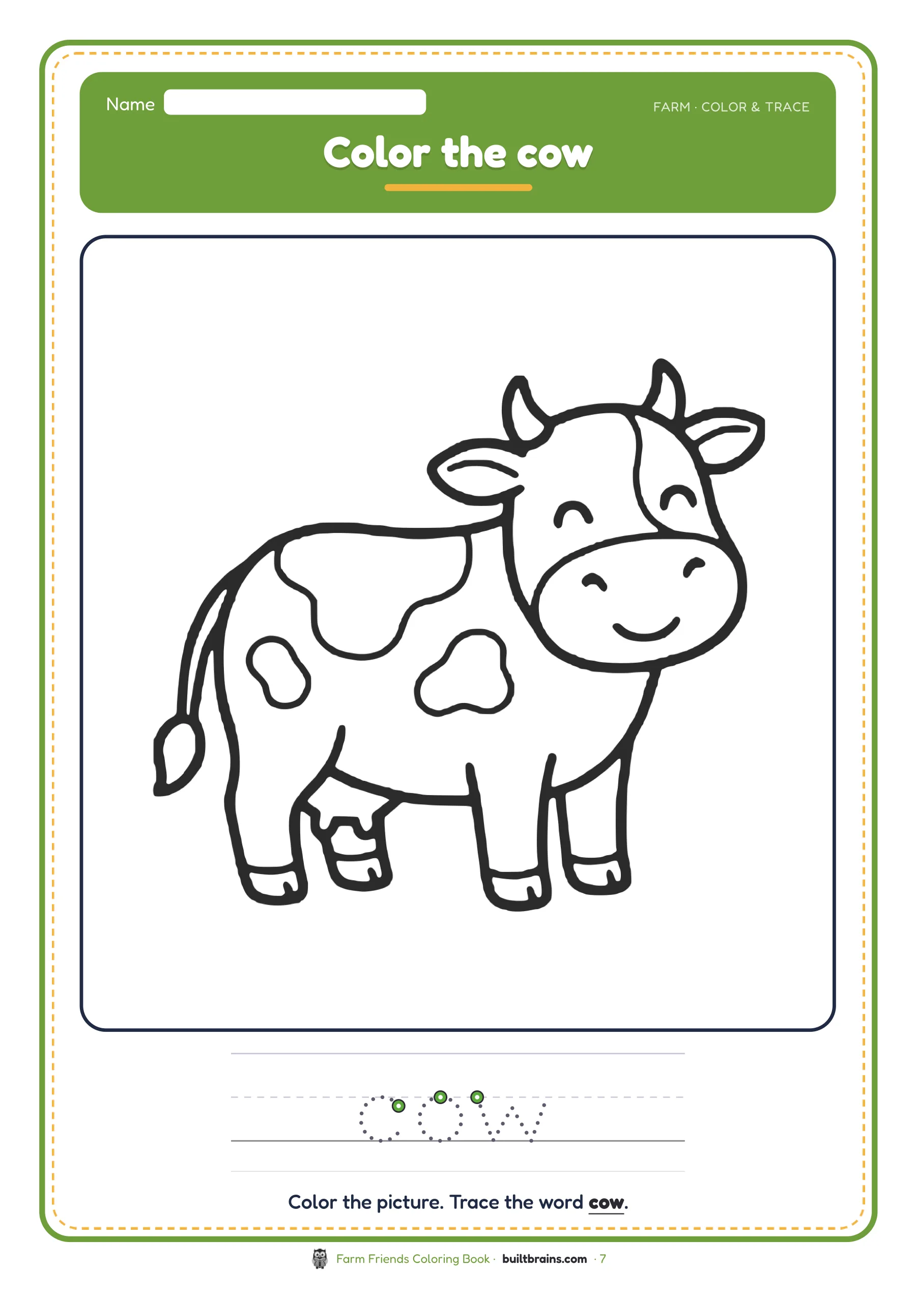Farm Friends Coloring Book — page preview 4